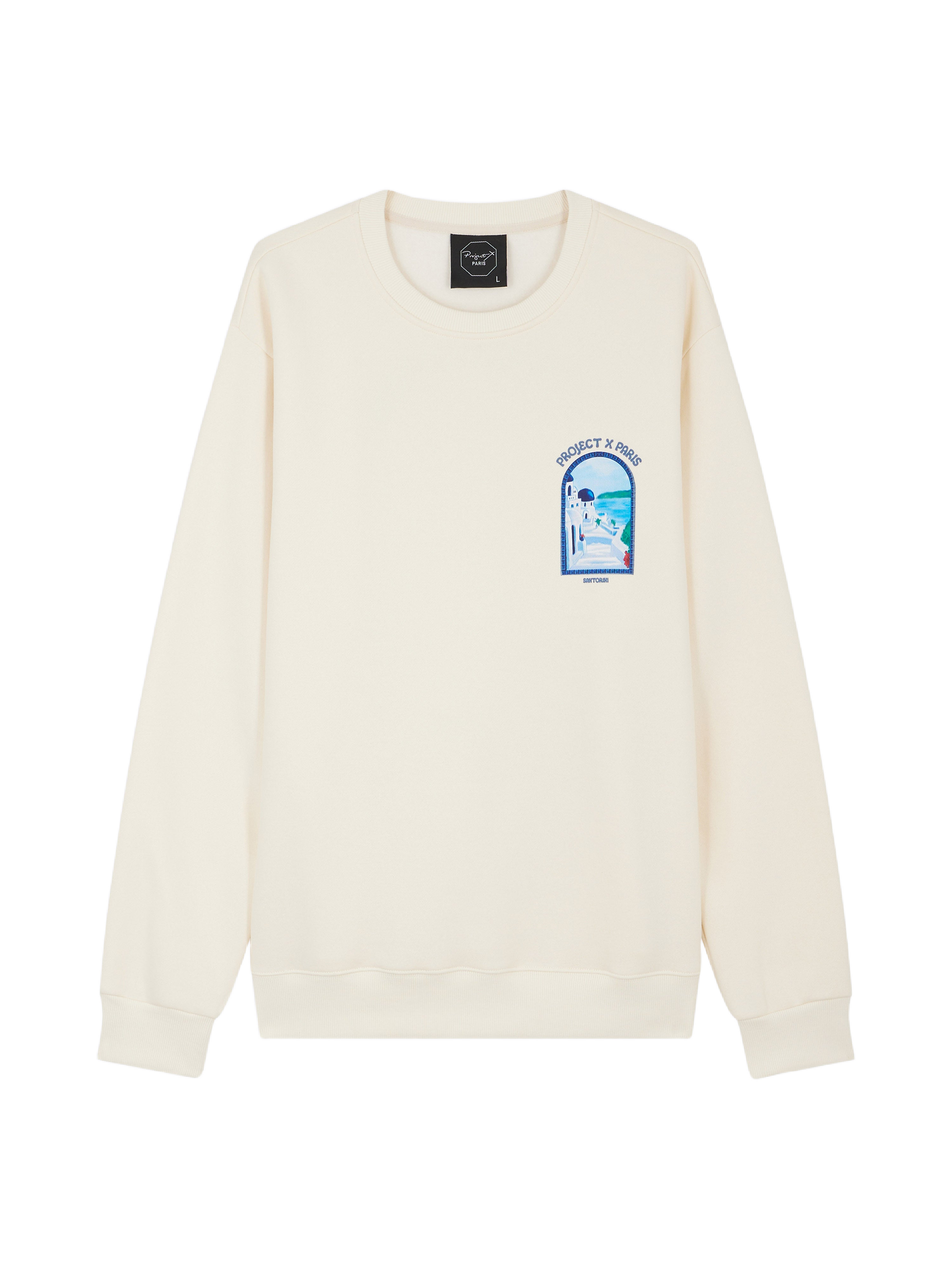 Sudadera cuello redondo Santorini-6