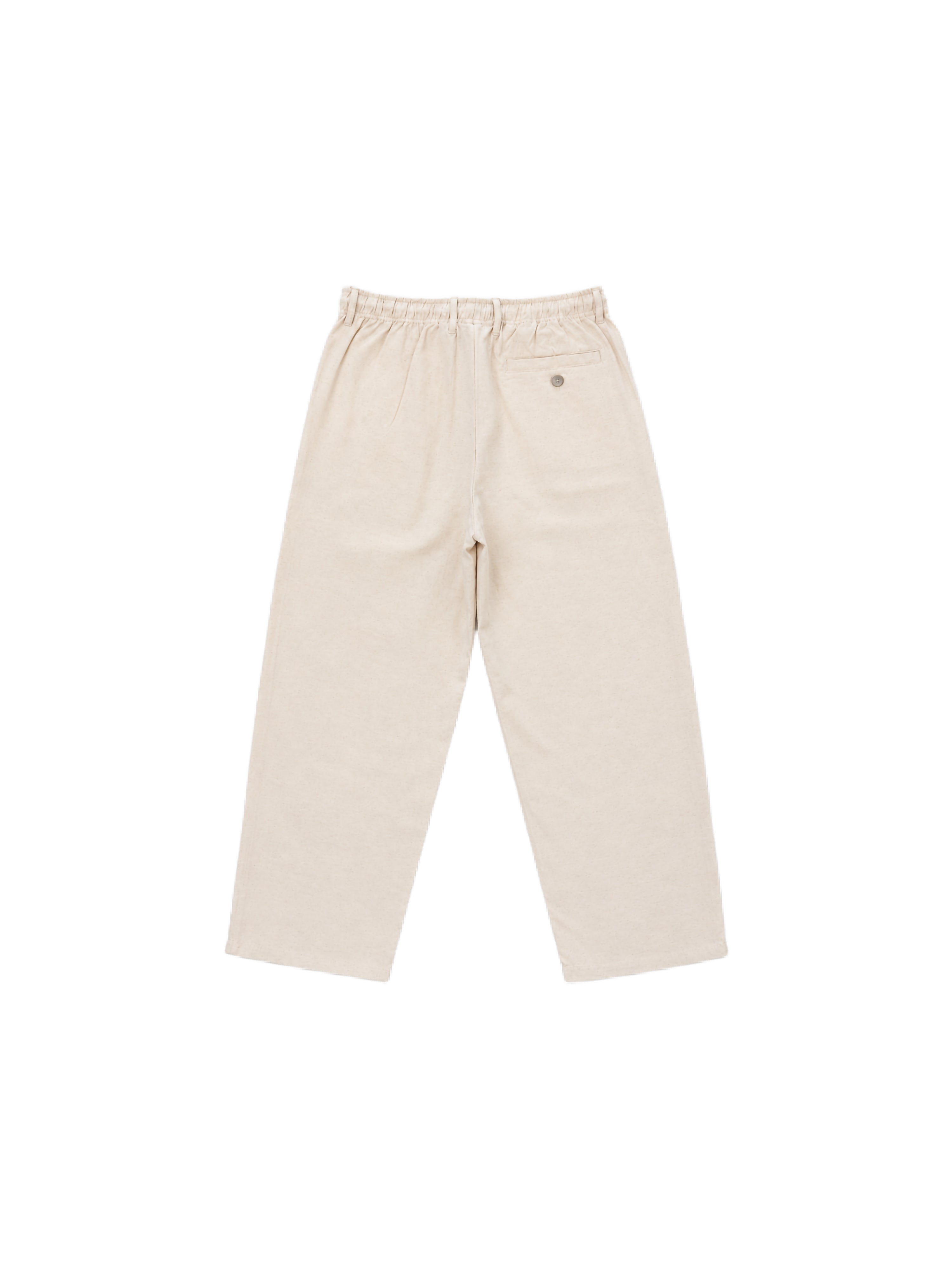 Pantalon à pinces avec élastique à la taille-2