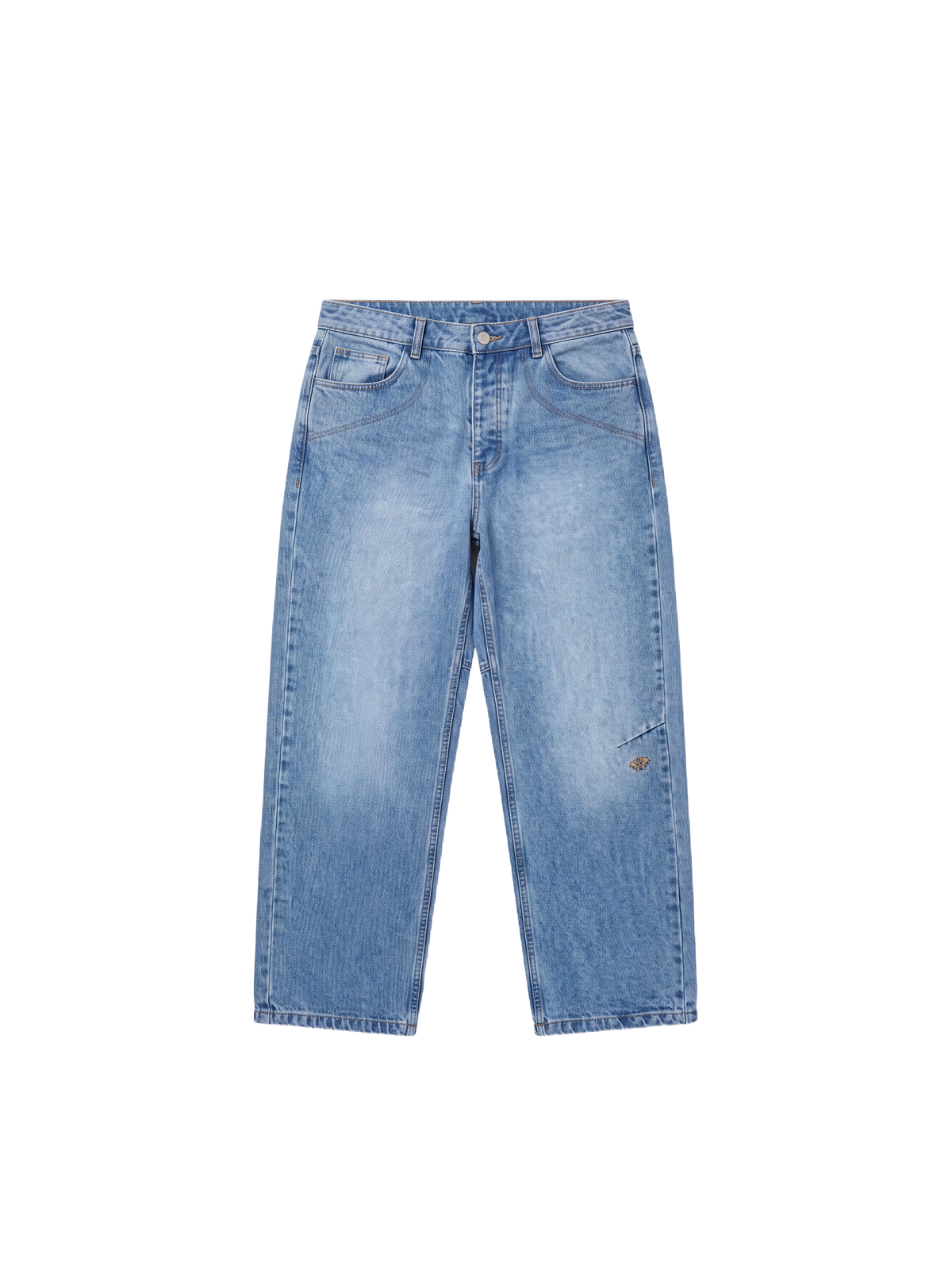 Jeans regular large Mountain Niebieski – 8