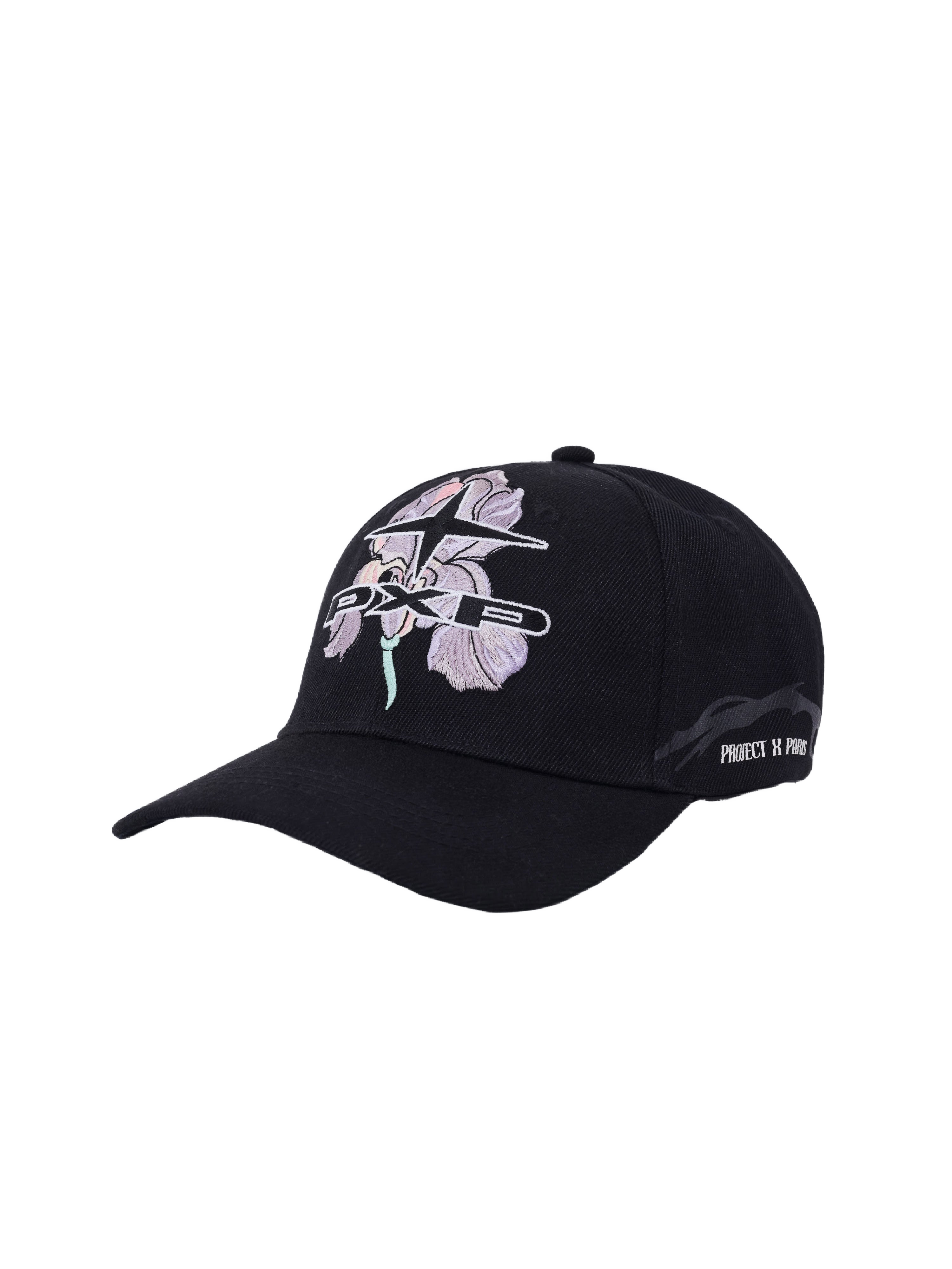 Gorra con bordado floral-1