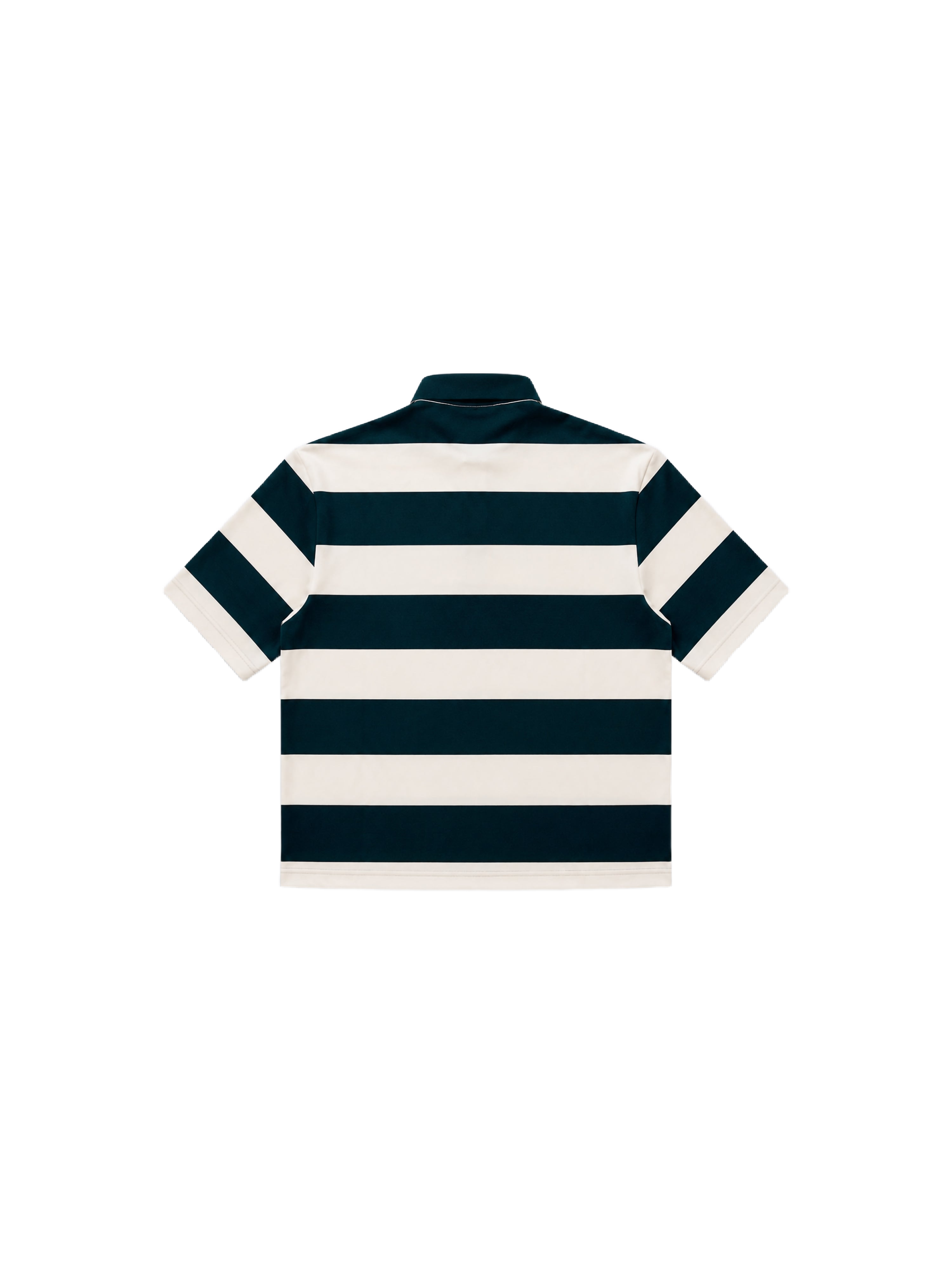 Stripet polo med logo-2