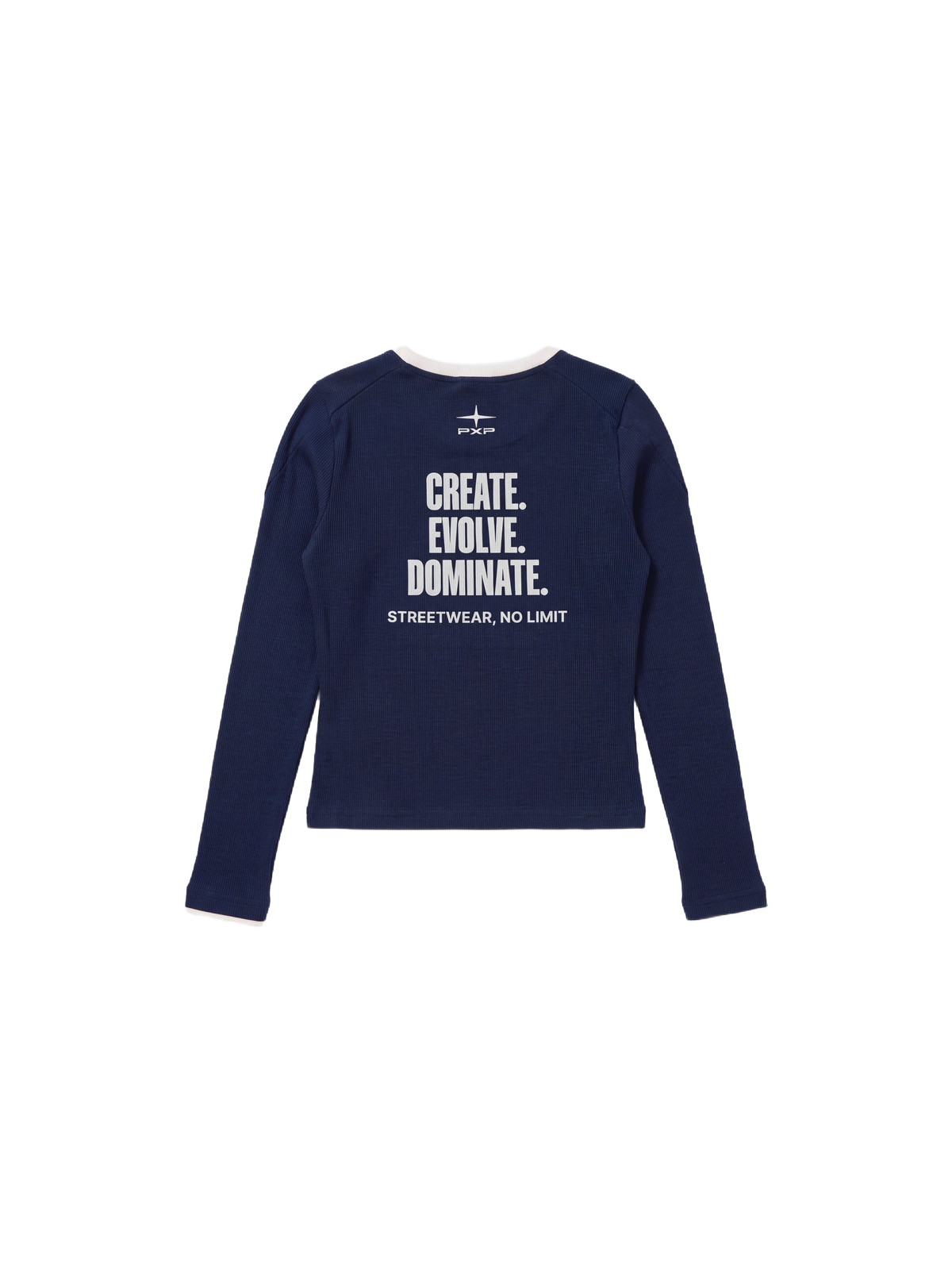 T-shirt manches longues Natural Bleu – 2