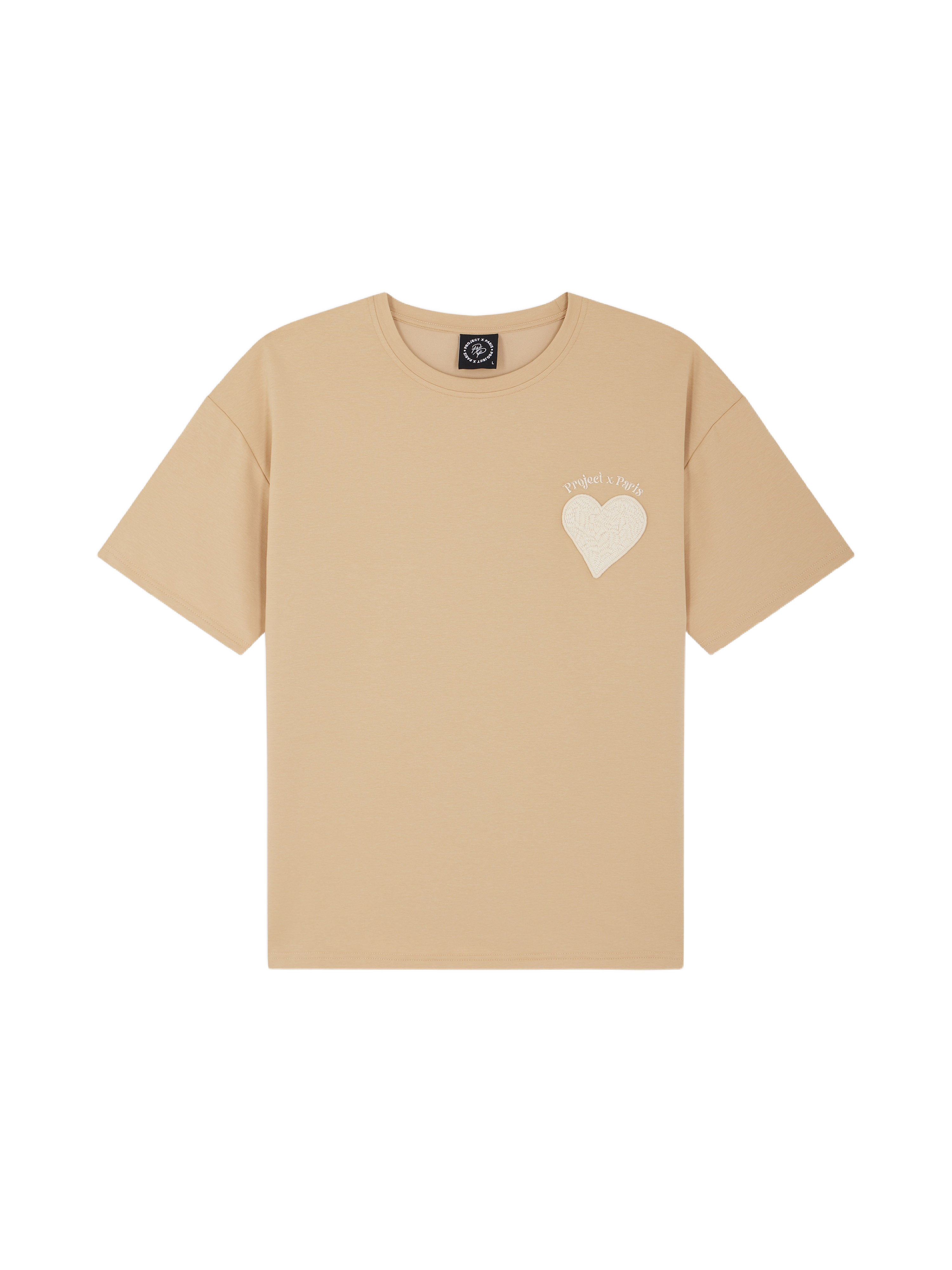 Wide wicker heart T-shirt-6