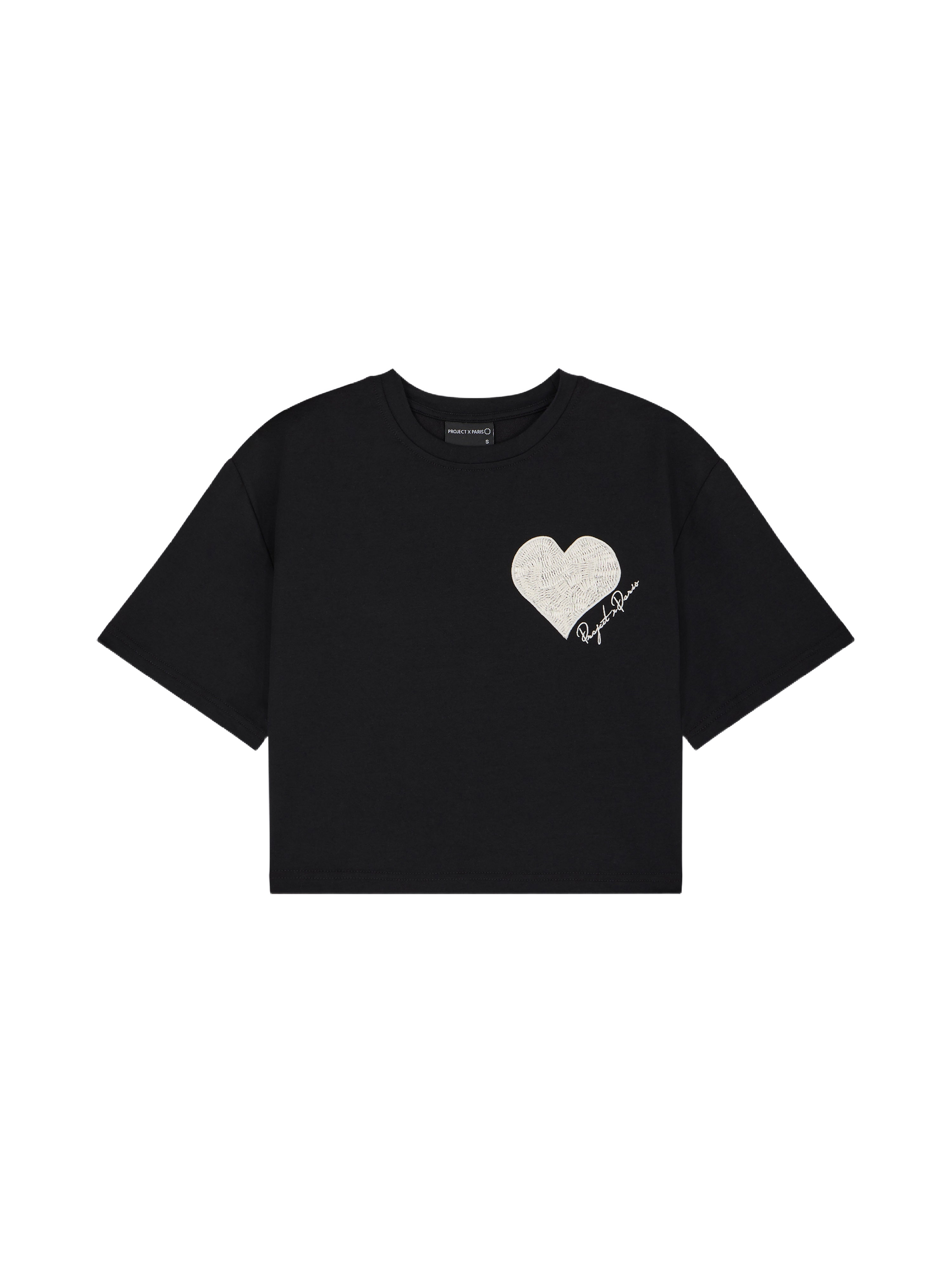 Wicker Heart Crop Top Tee-6