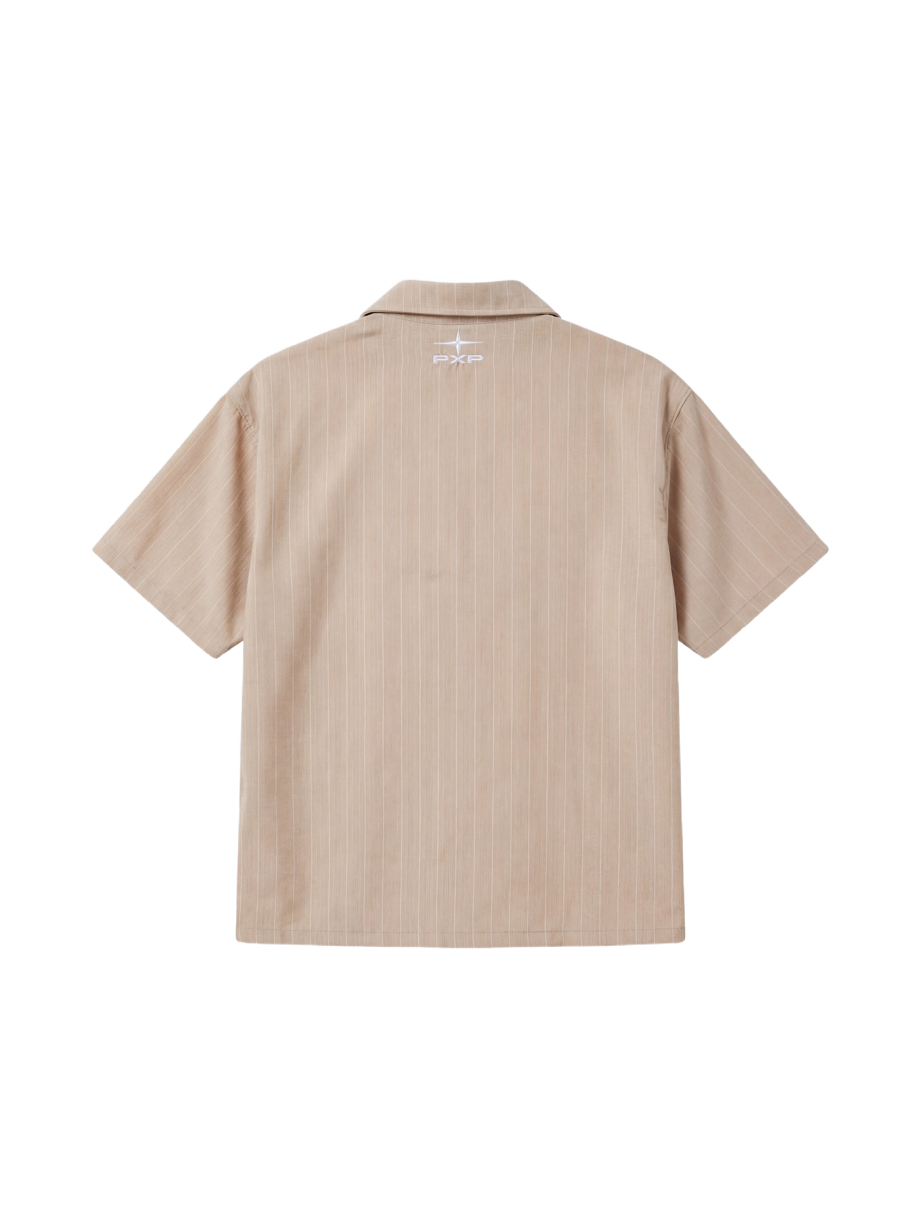 Camisas de manga corta a rayas-7