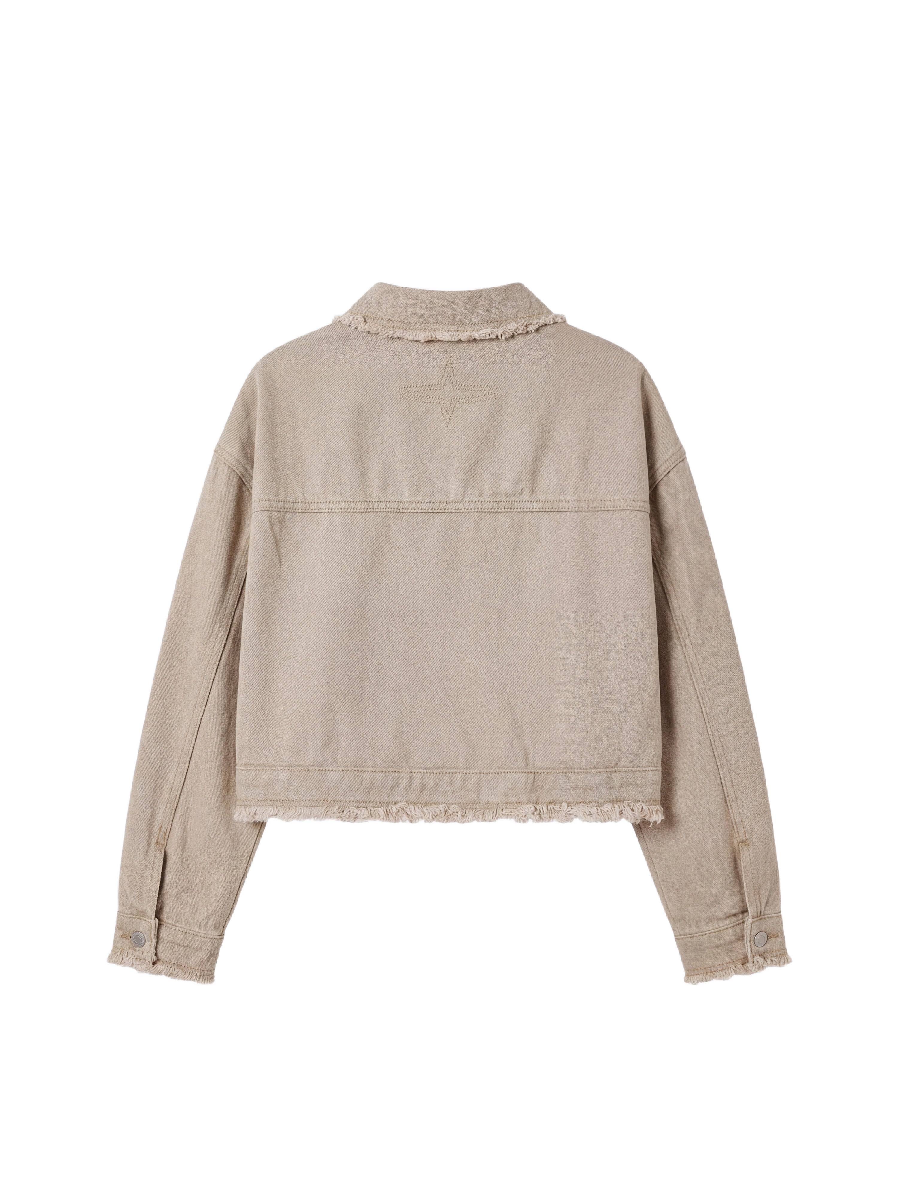 Lyhyt Frayed-takki-9