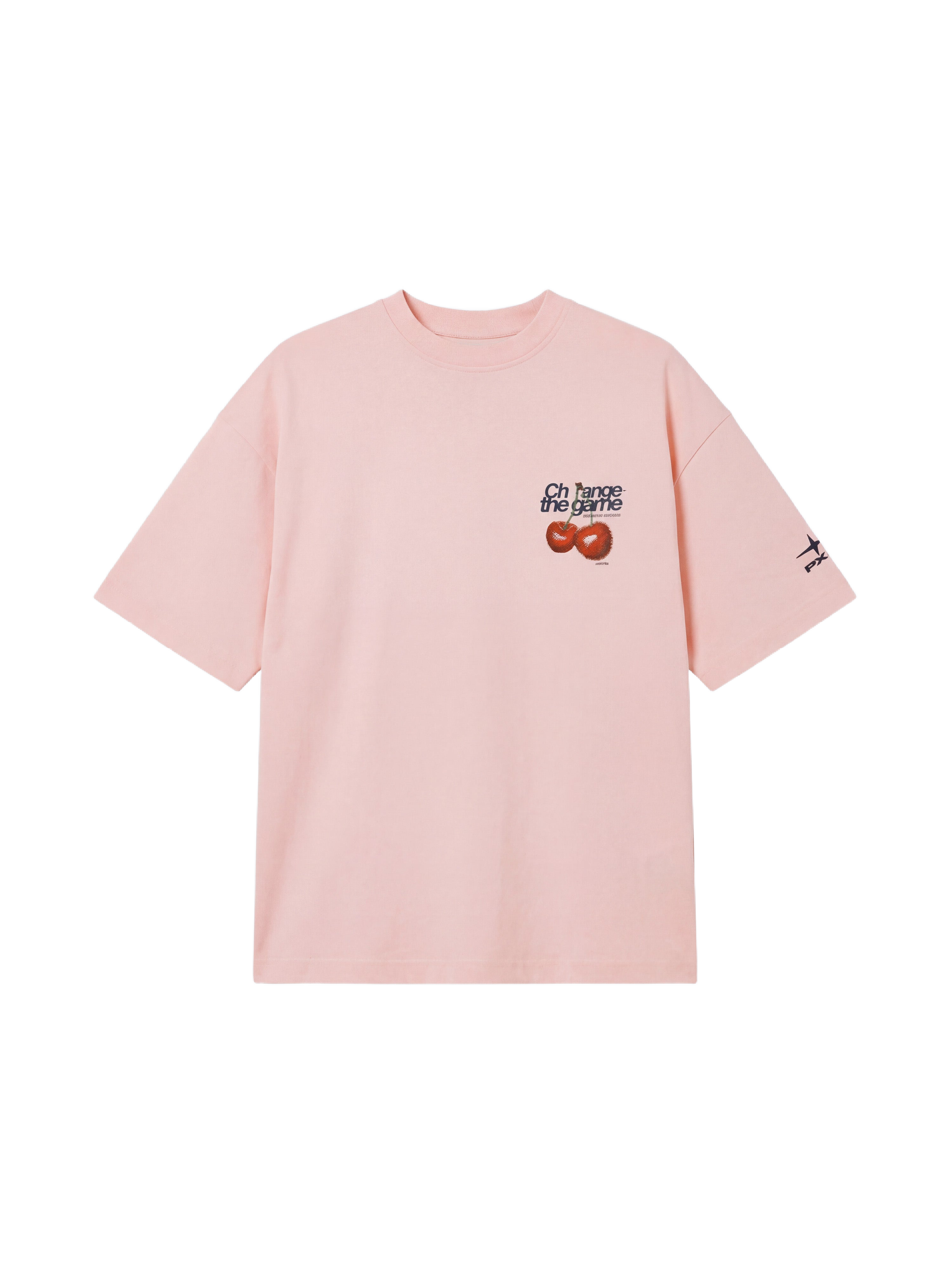 Camiseta de manga corta con estampado de cerezas-6