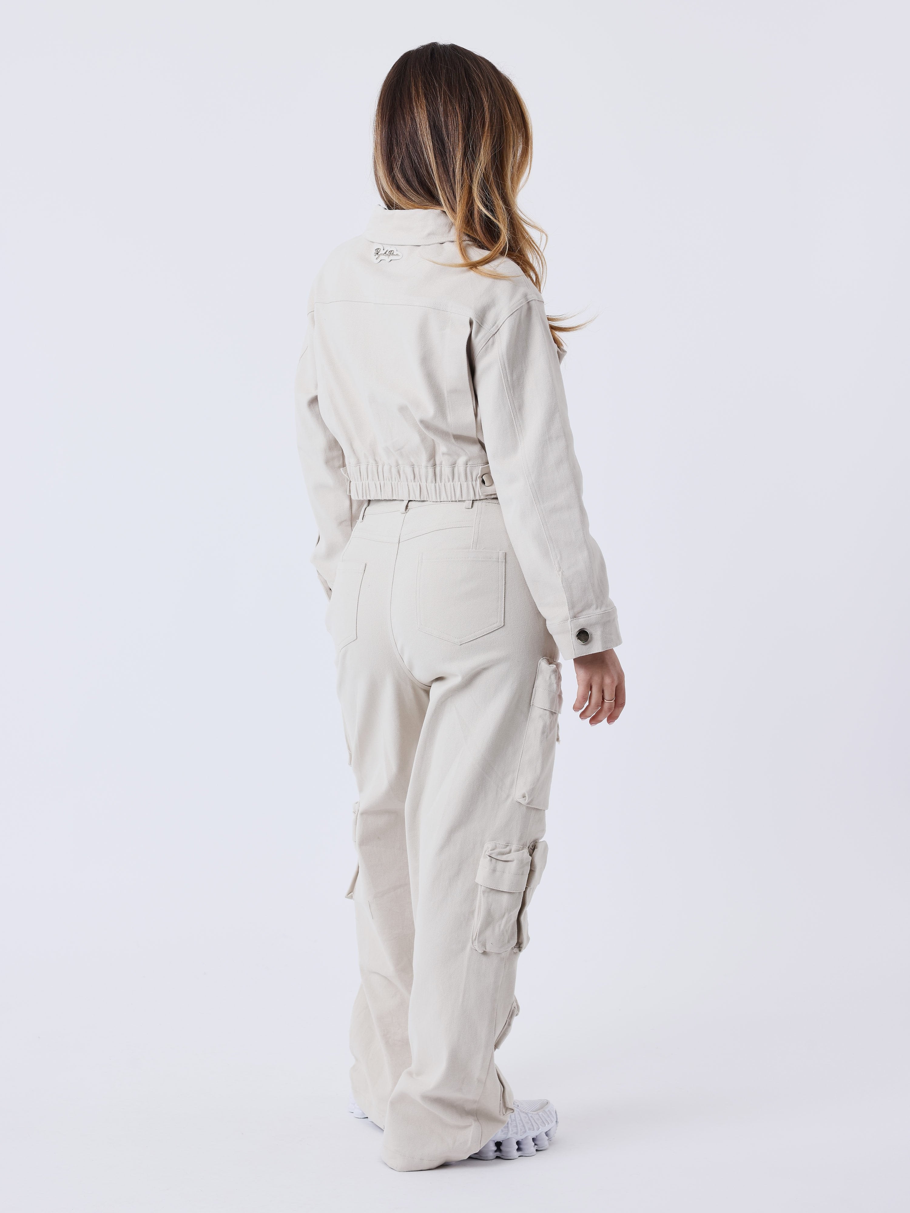 Poly Cargo Pants-2