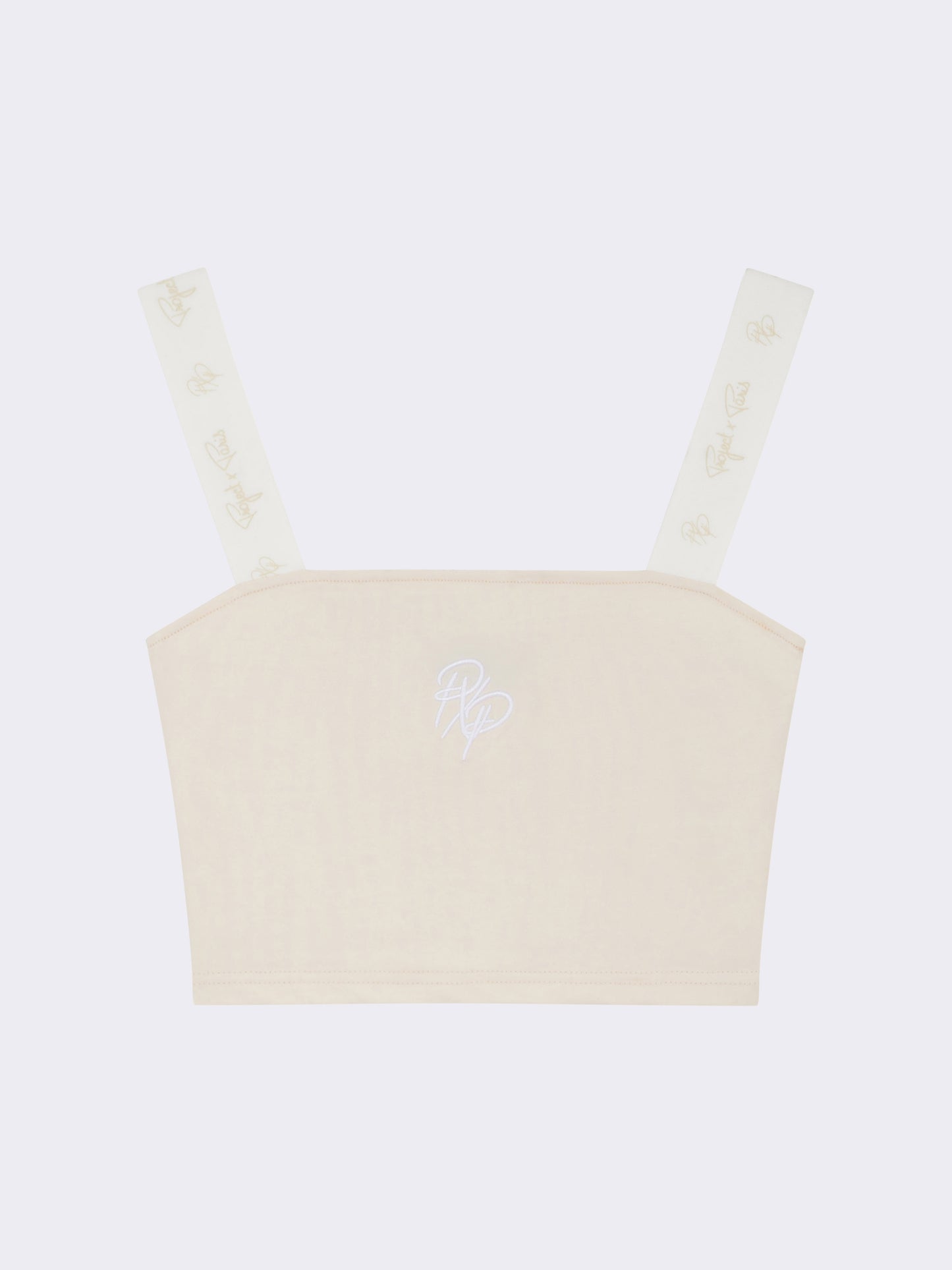 Crop top con spalline