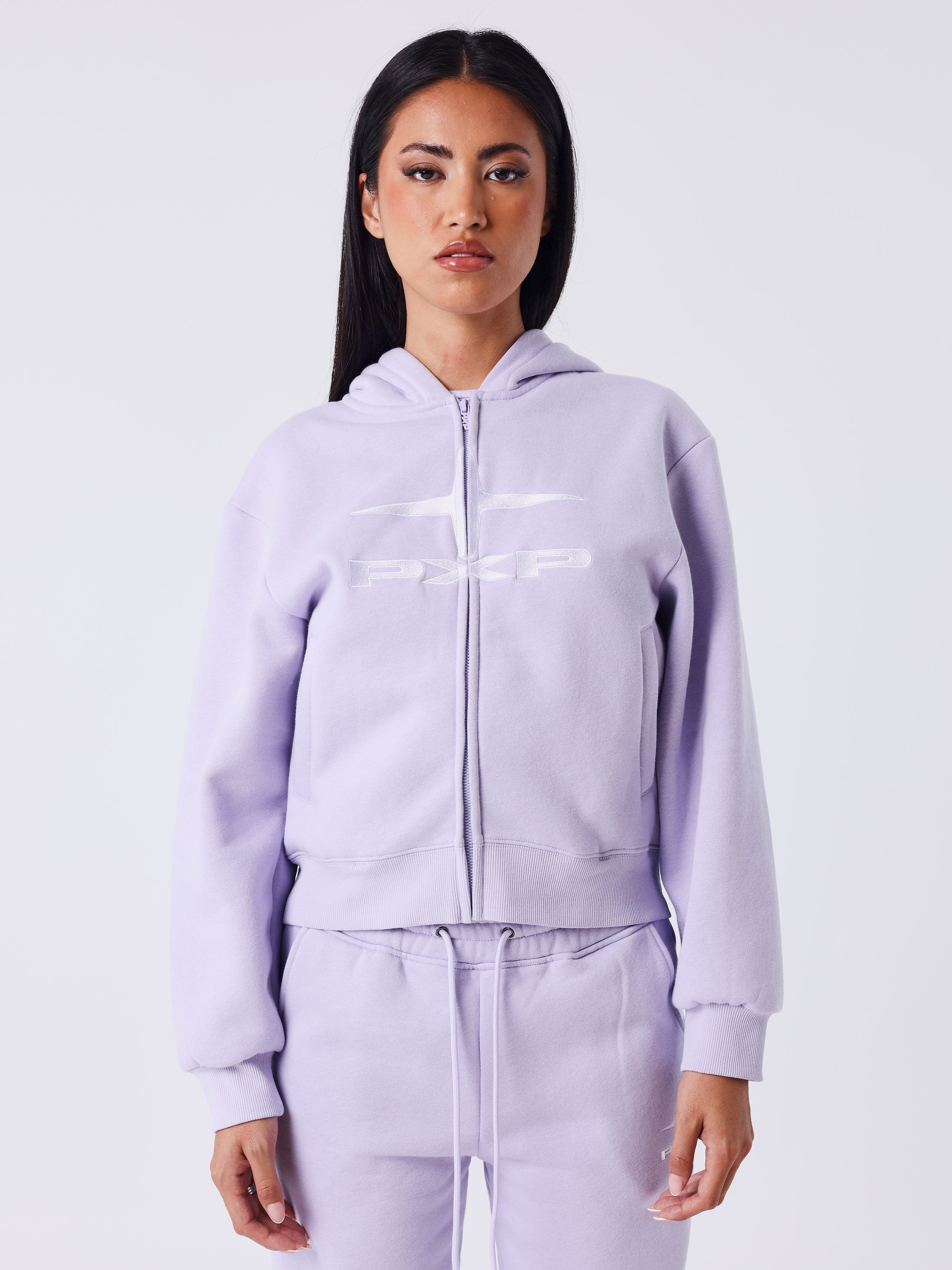 Slowly Zip-Up Hoodie-1