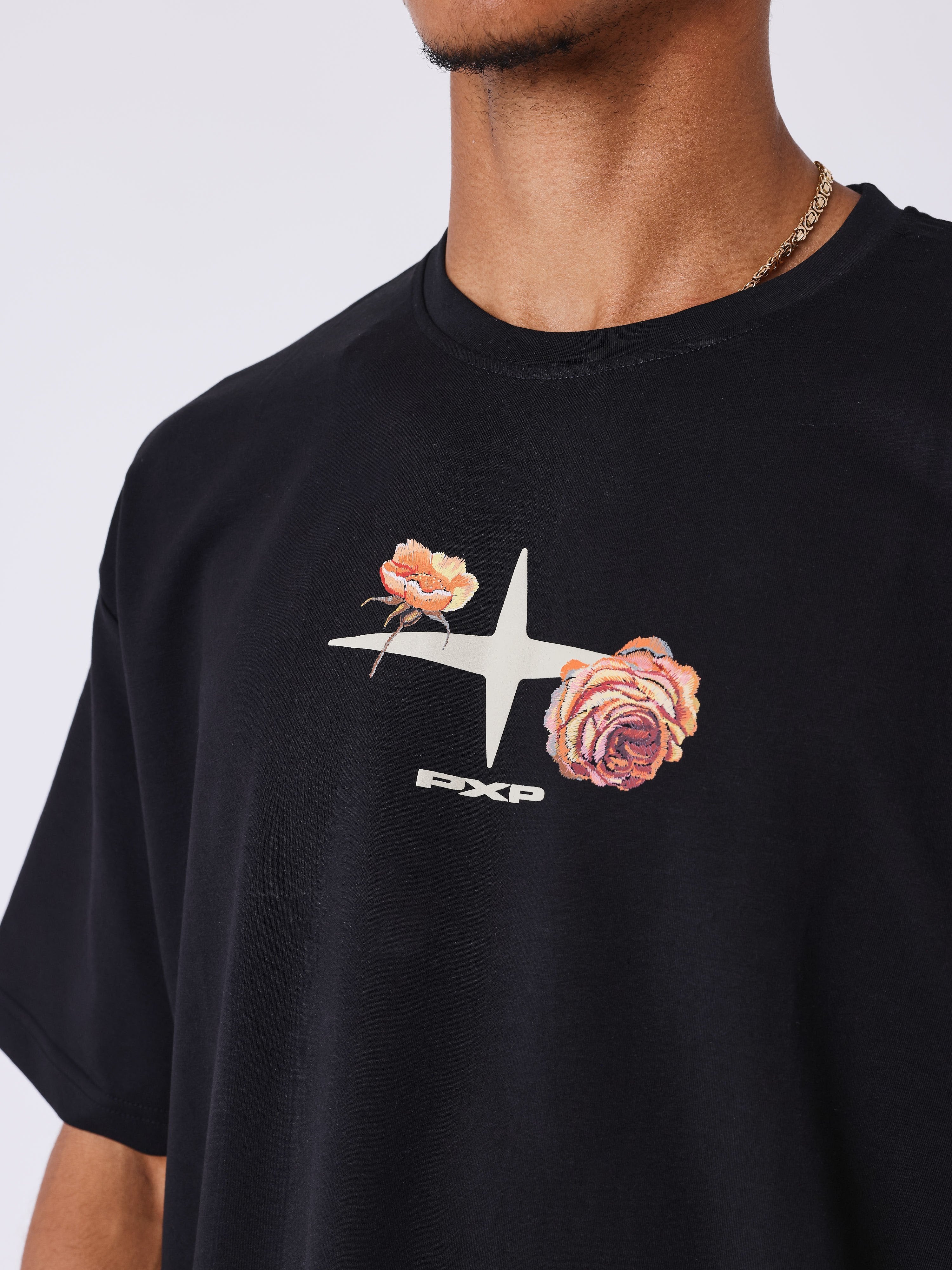 T-shirt Gothic Roses-3