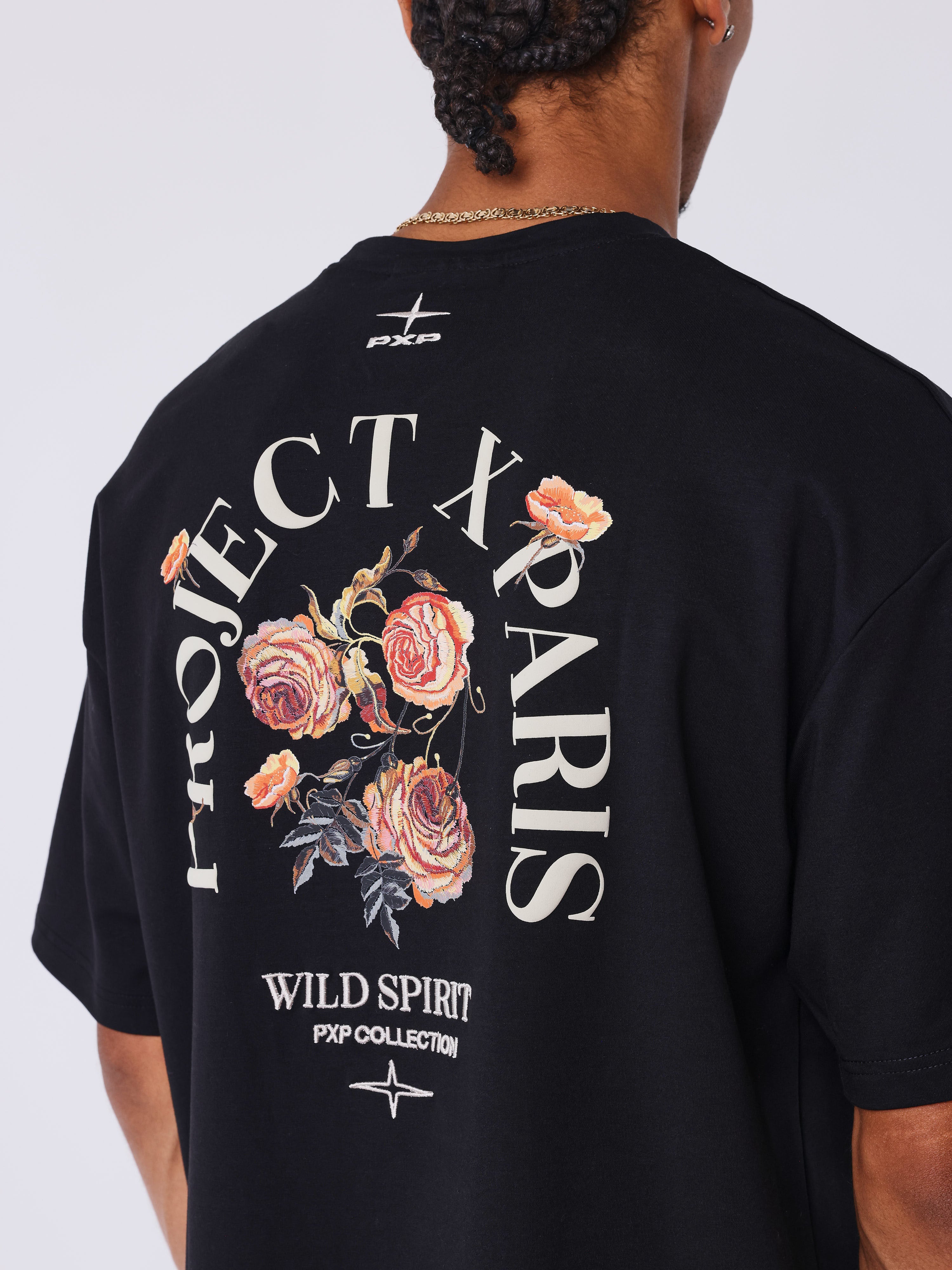T-shirt Gothic Roses-4