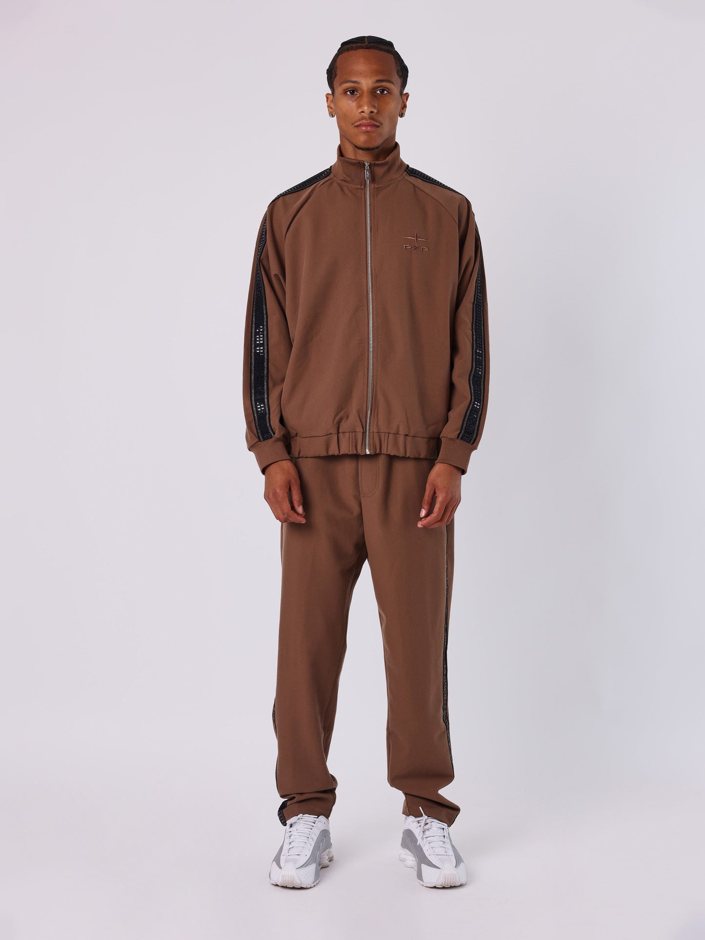 Veste zippée espresso