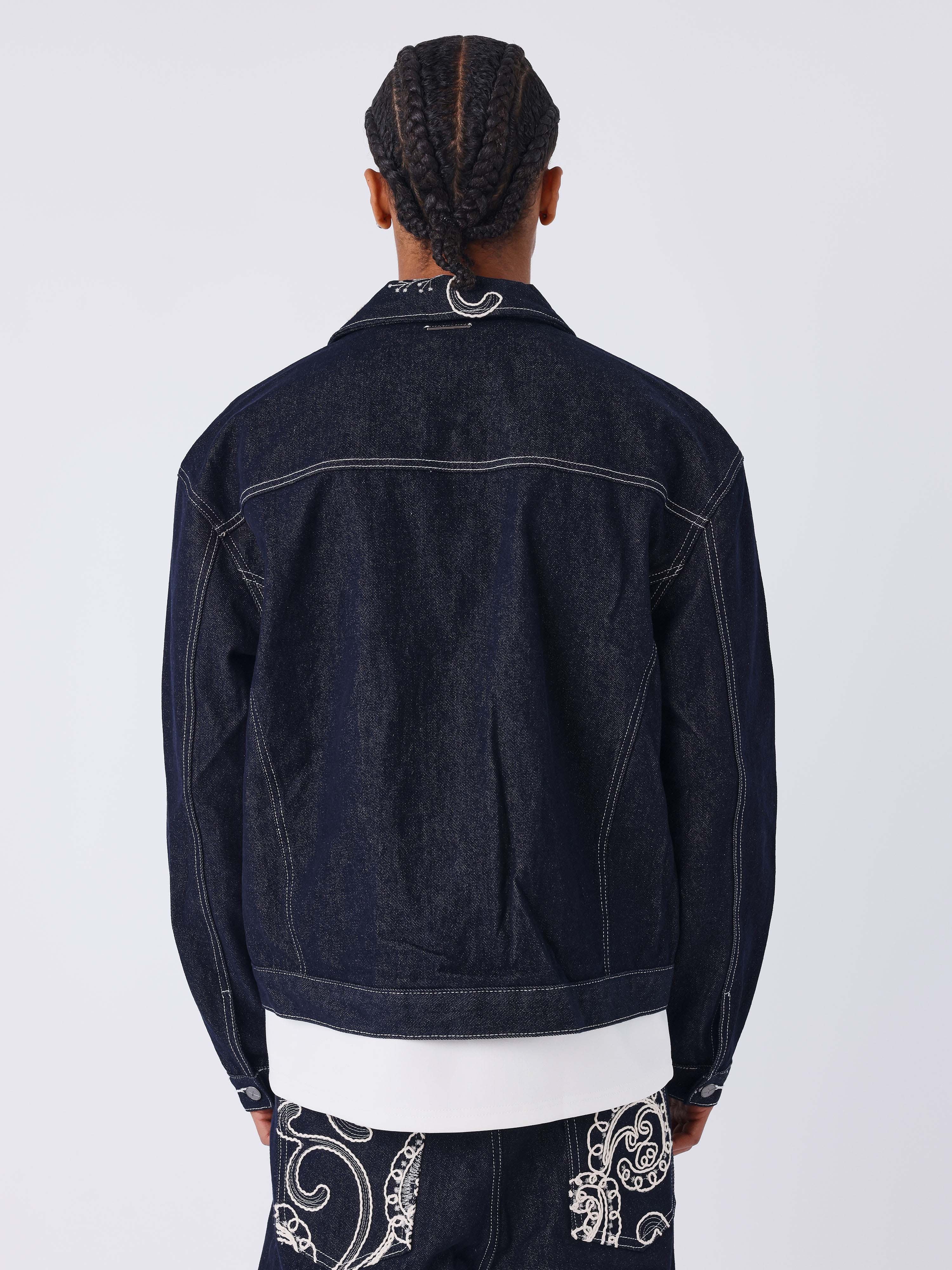 Veste en jean bandana-2