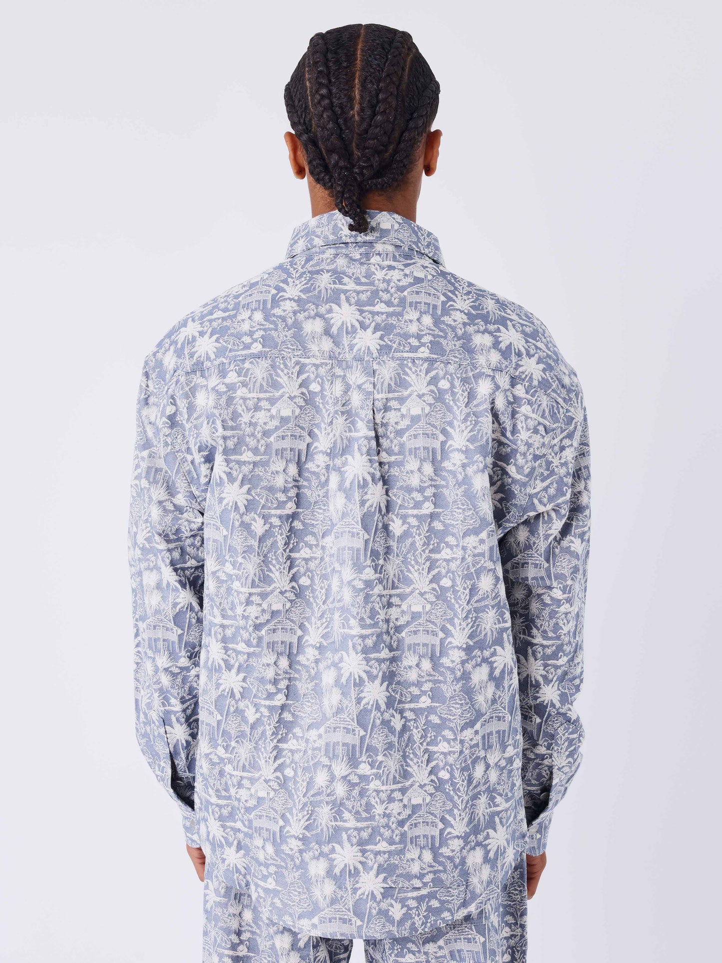 Tropical canvas shirt