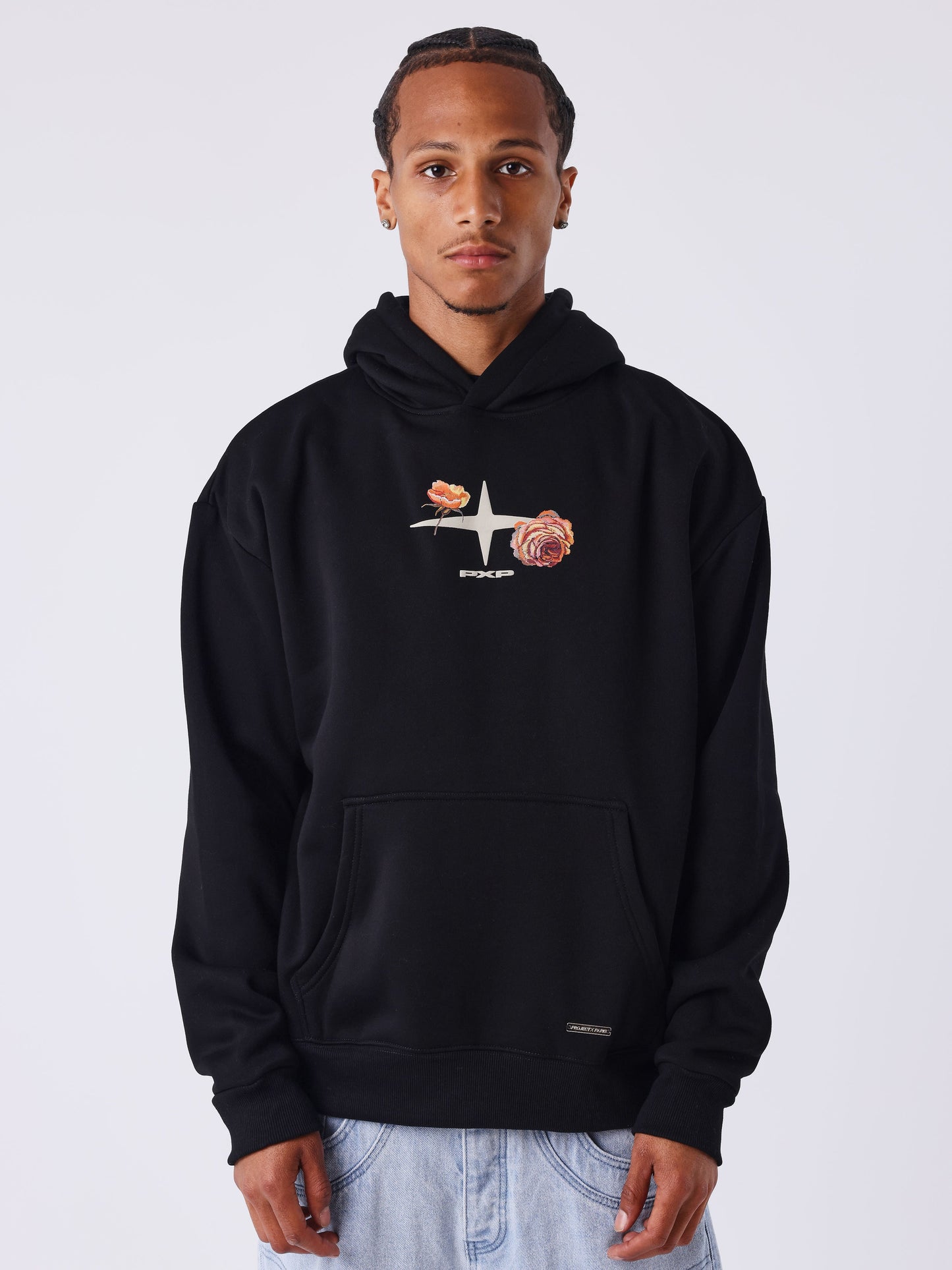 Sweat à capuche Gothic Roses