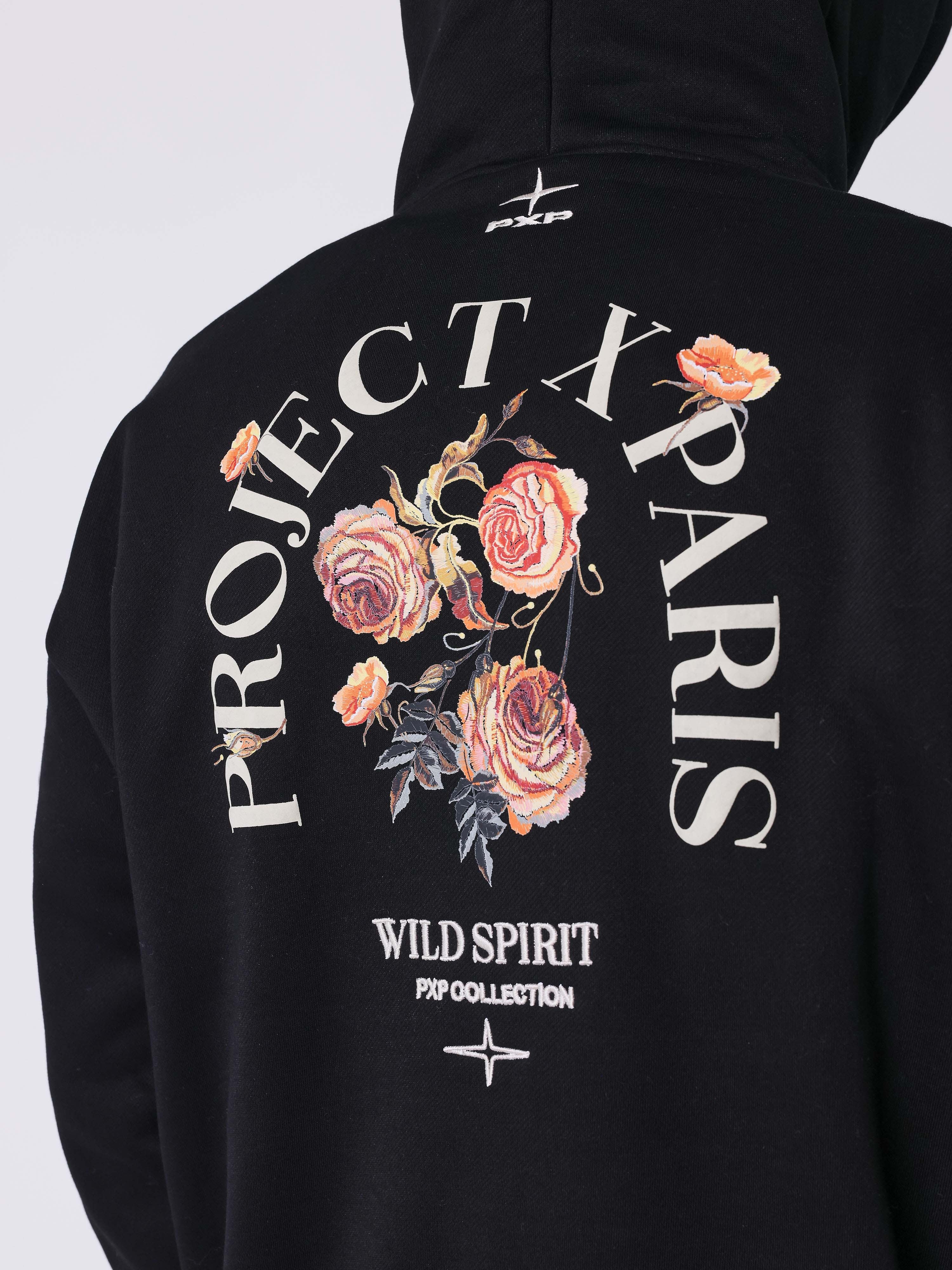 Sweat à capuche Gothic Roses – PXP