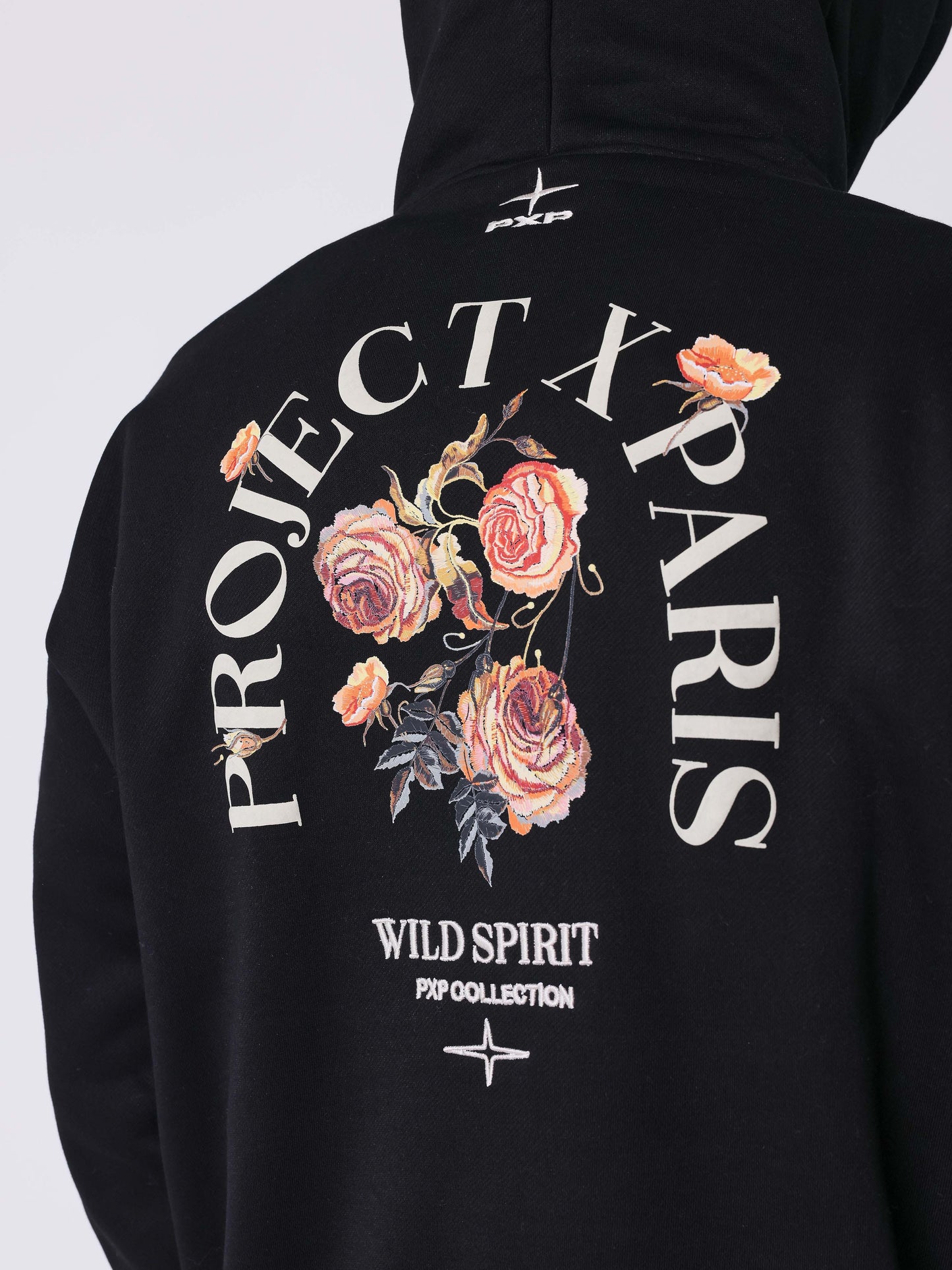 Sweat à capuche Gothic Roses