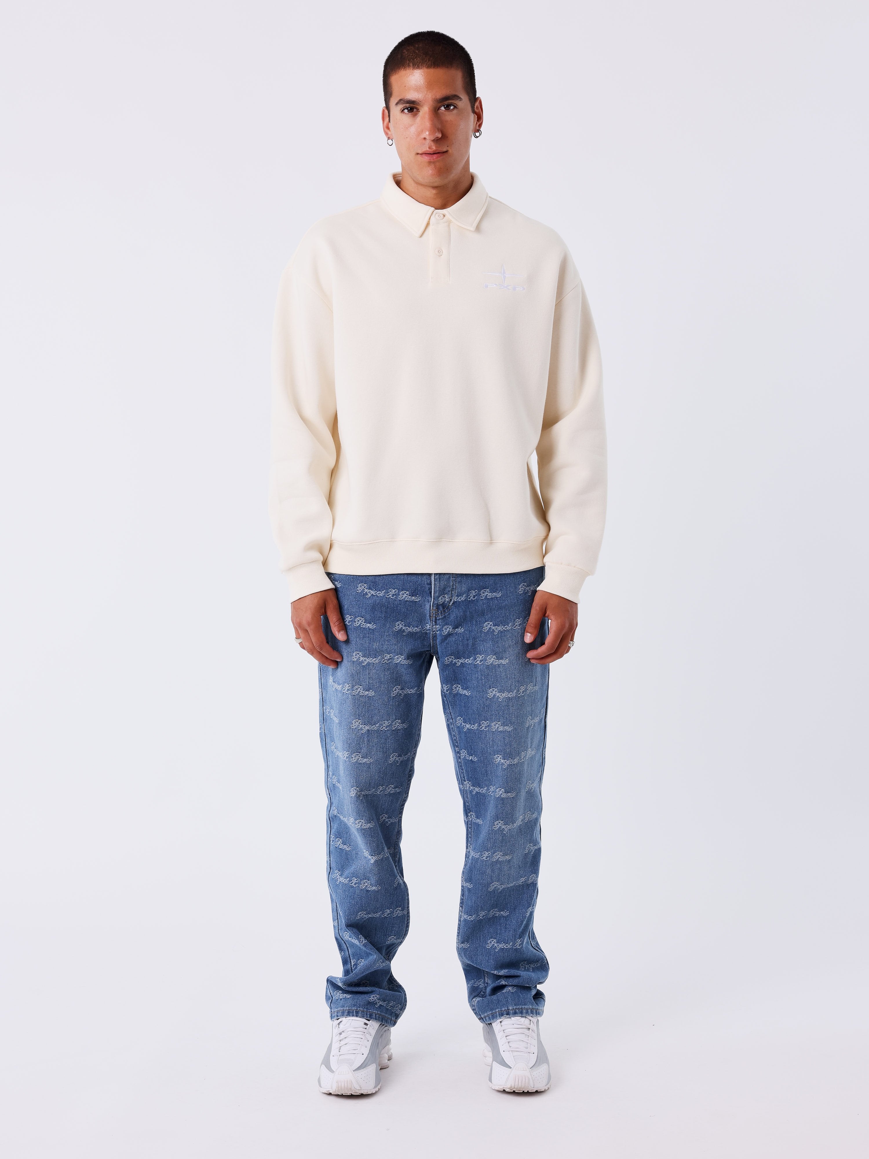 Essentials Polo collar sweatshirt-5