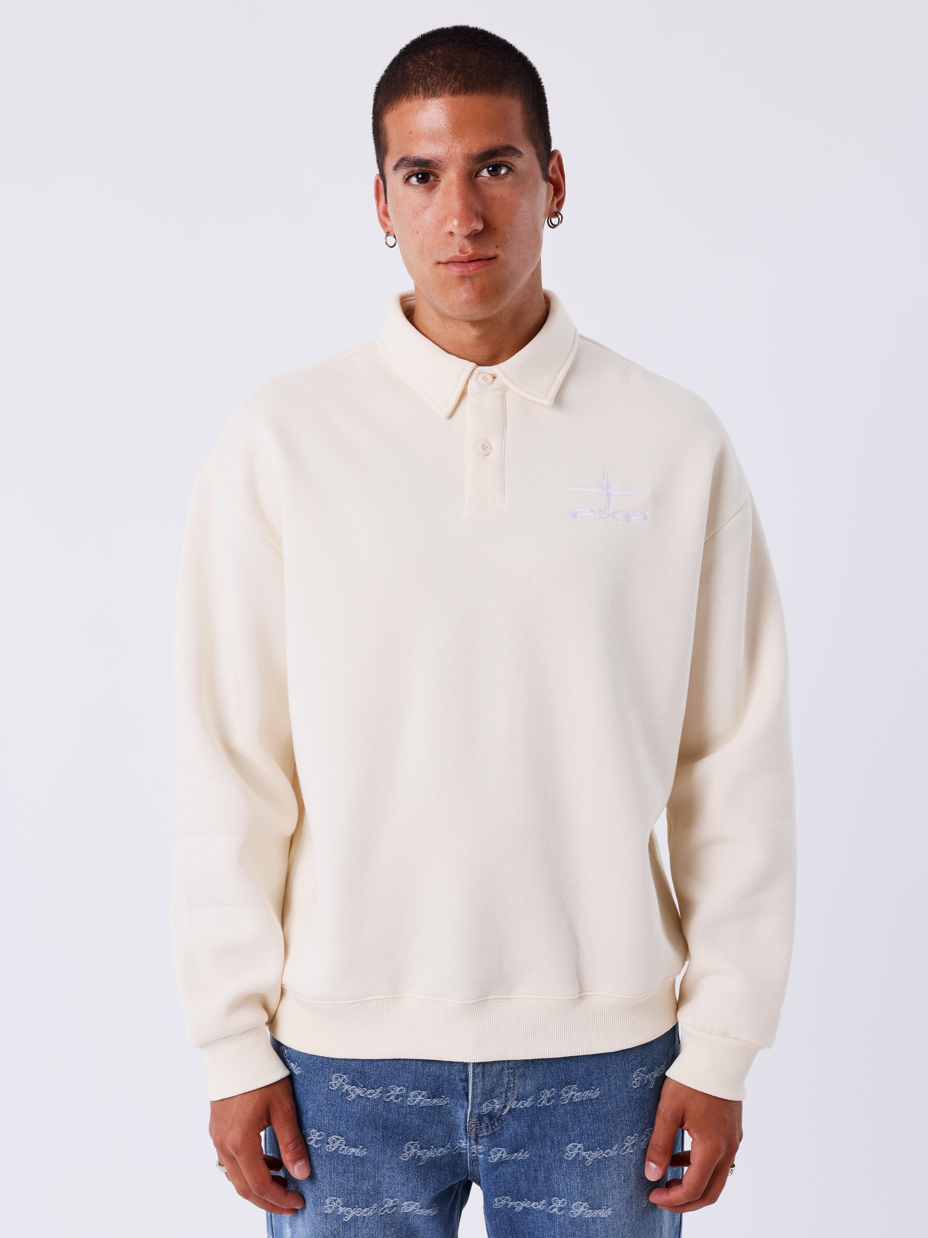 Essentials Polo collar sweatshirt-1