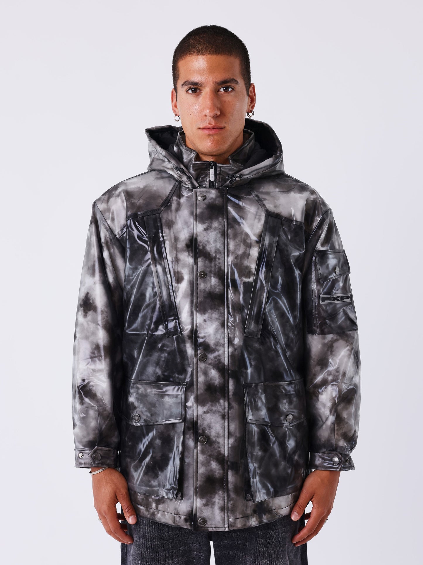 Blouson Forecast tie & dye bewolkt