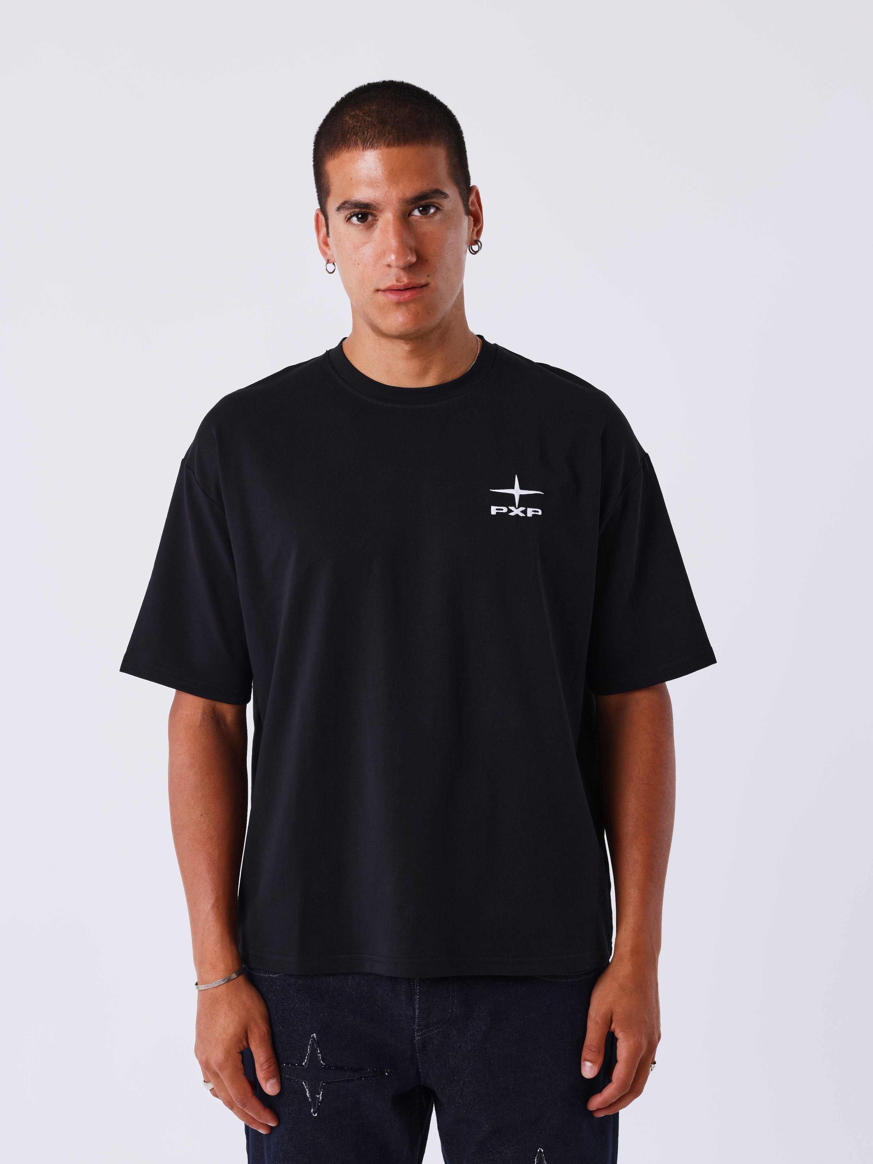 Camiseta gráfica flor-1