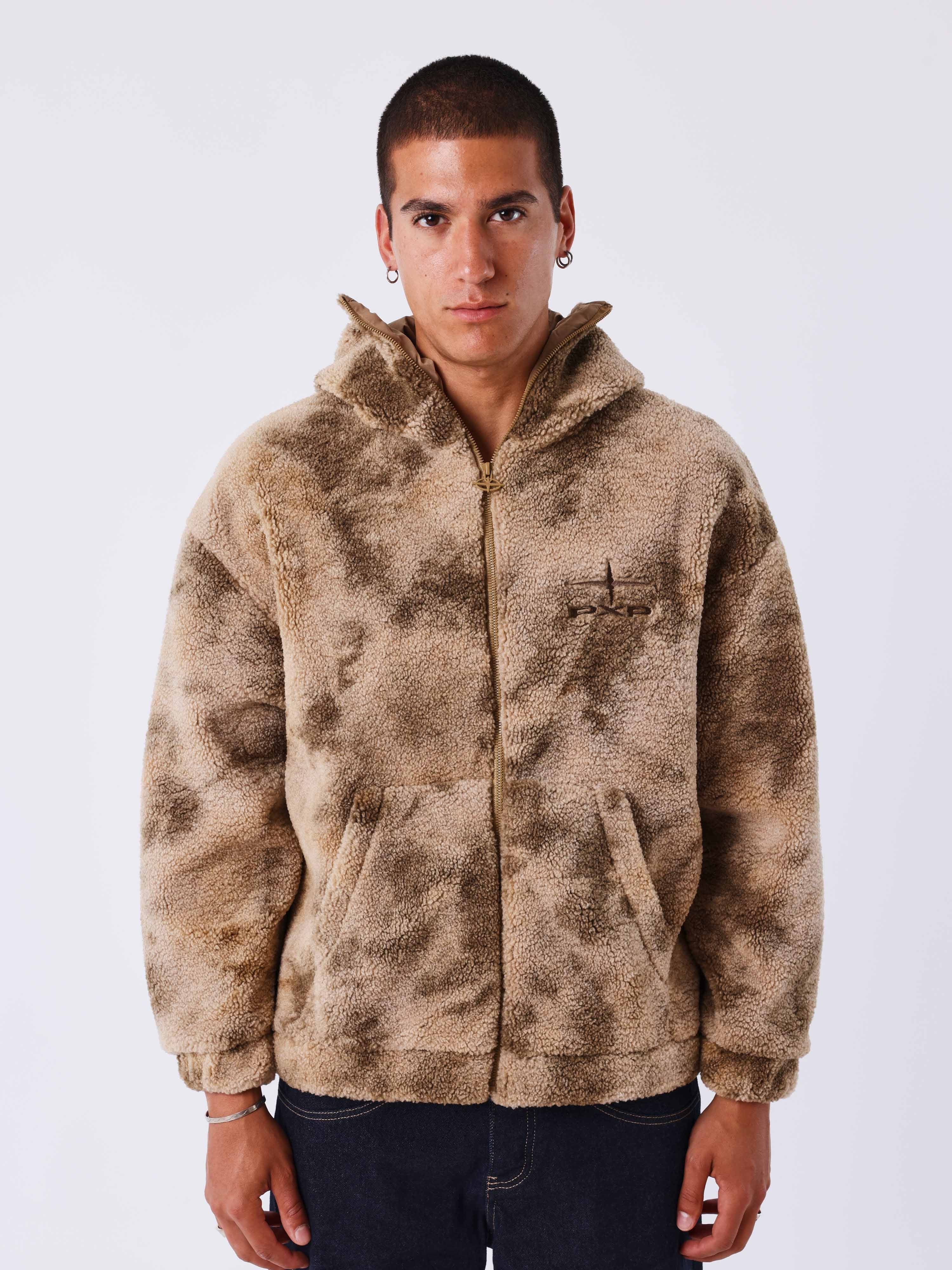 Chaqueta polar con capucha-1