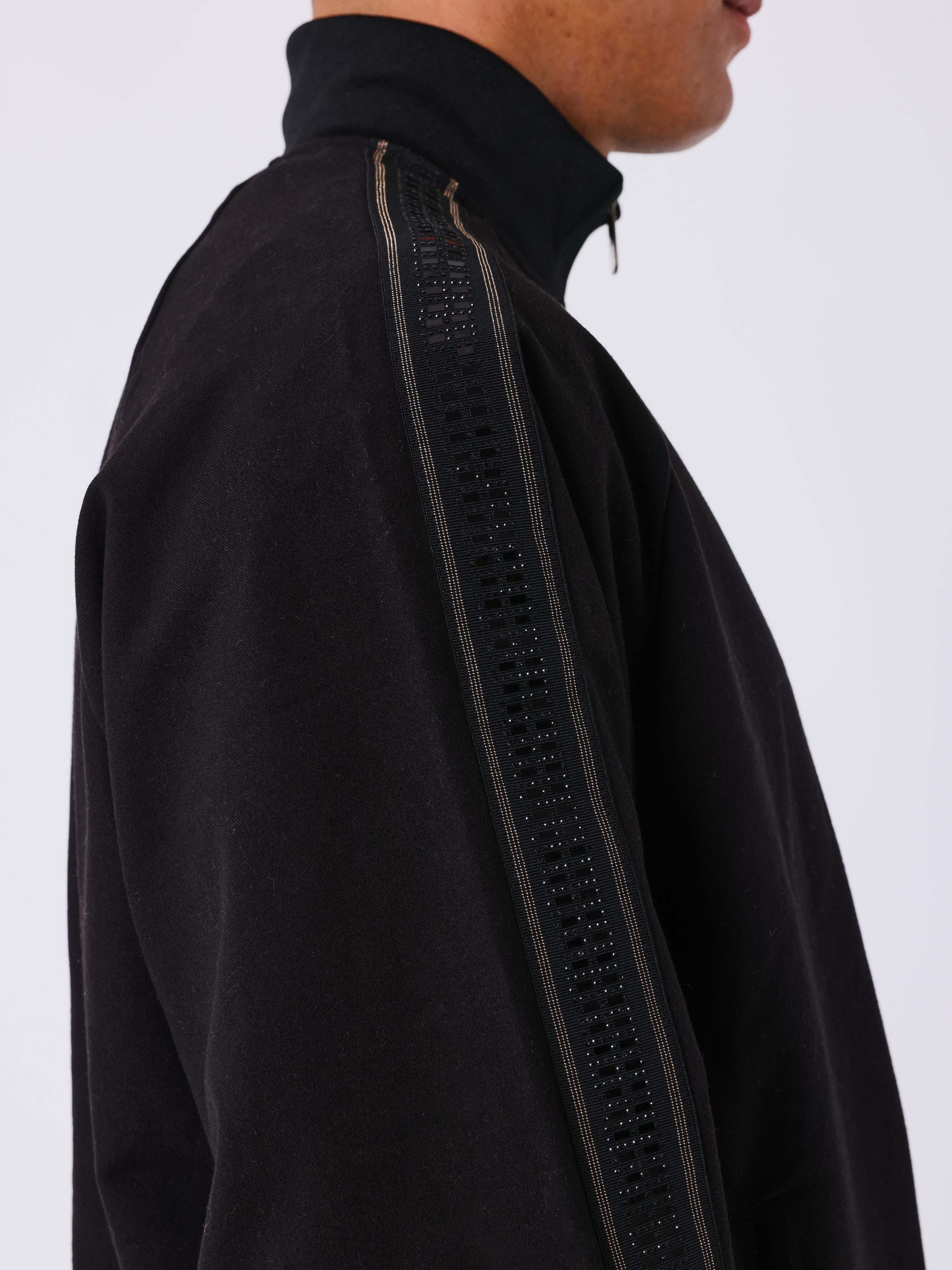 Chaqueta con cremallera espresso-4