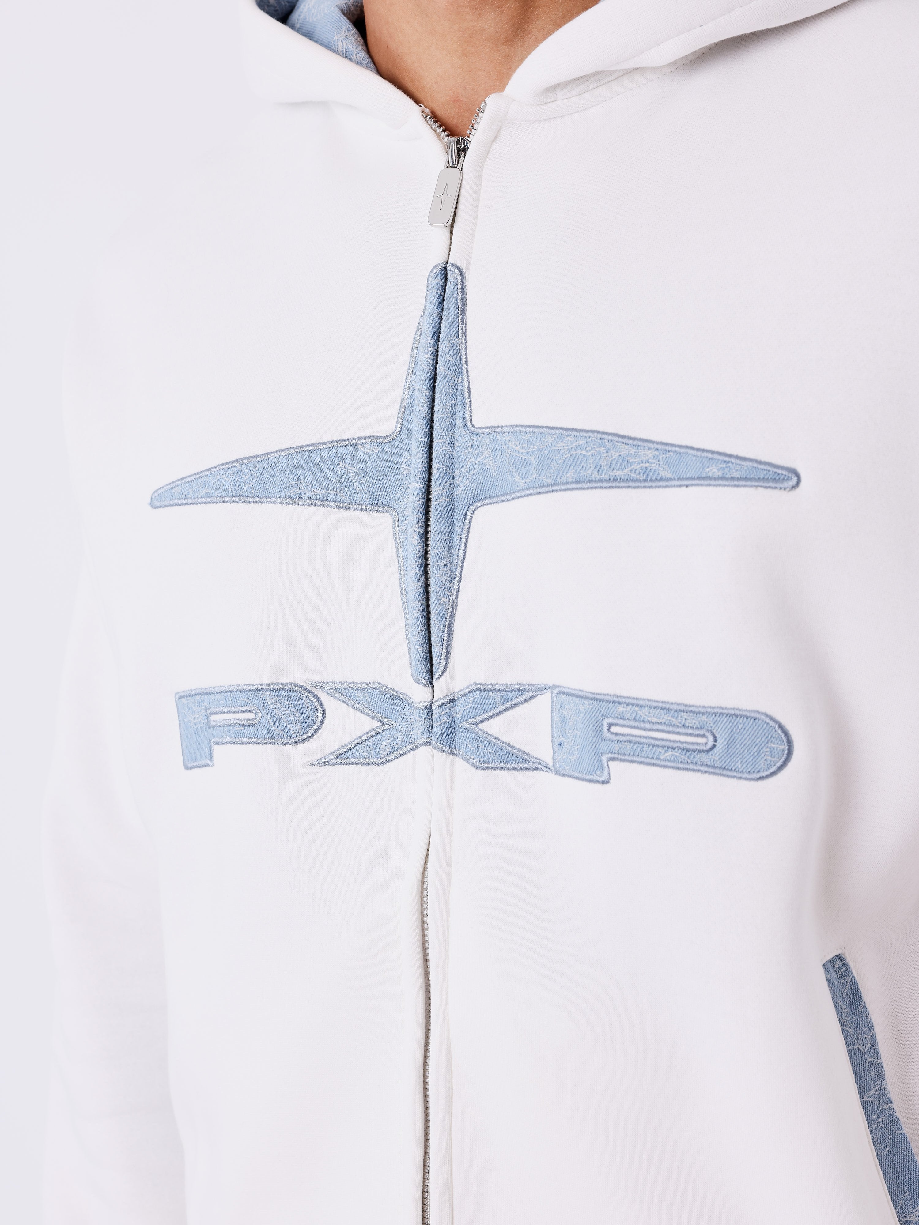 Felpa con cappuccio e zip Vintage-4
