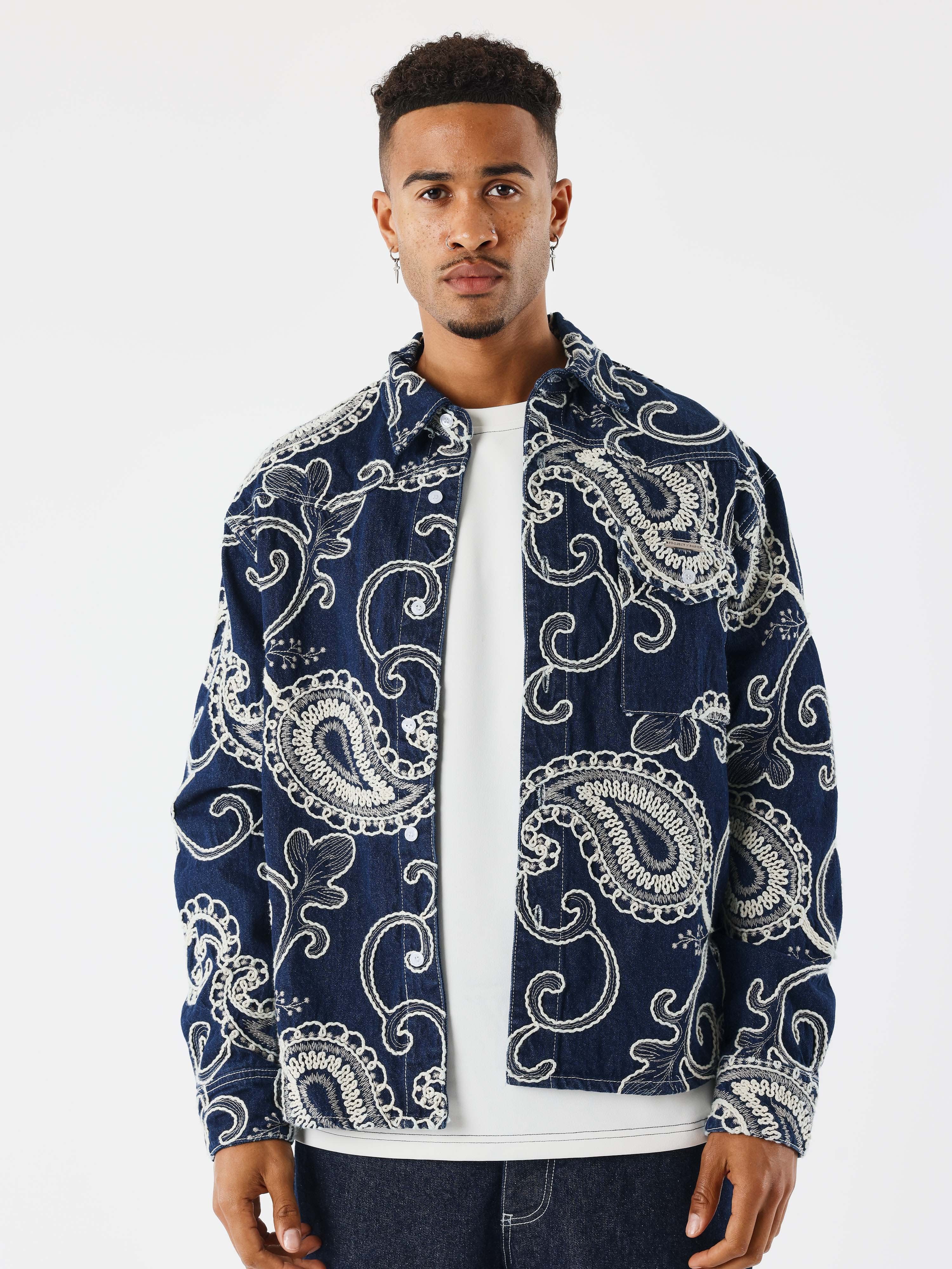 Veste en jean Bandana-1