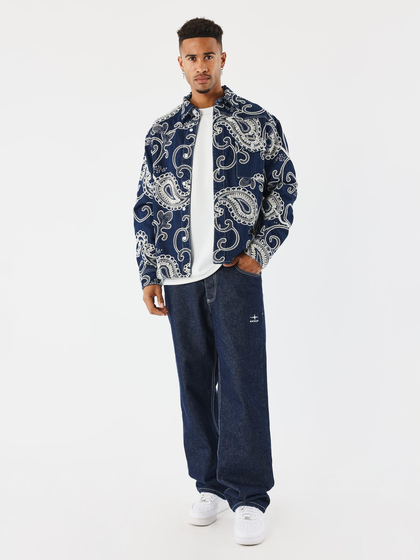 Veste en jean Bandana