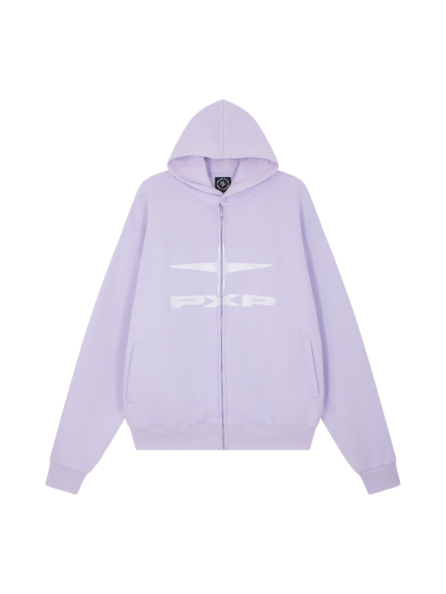 sweat-a-capuche-zippe-polaris-purple-heather-packshot-backgroundremoved