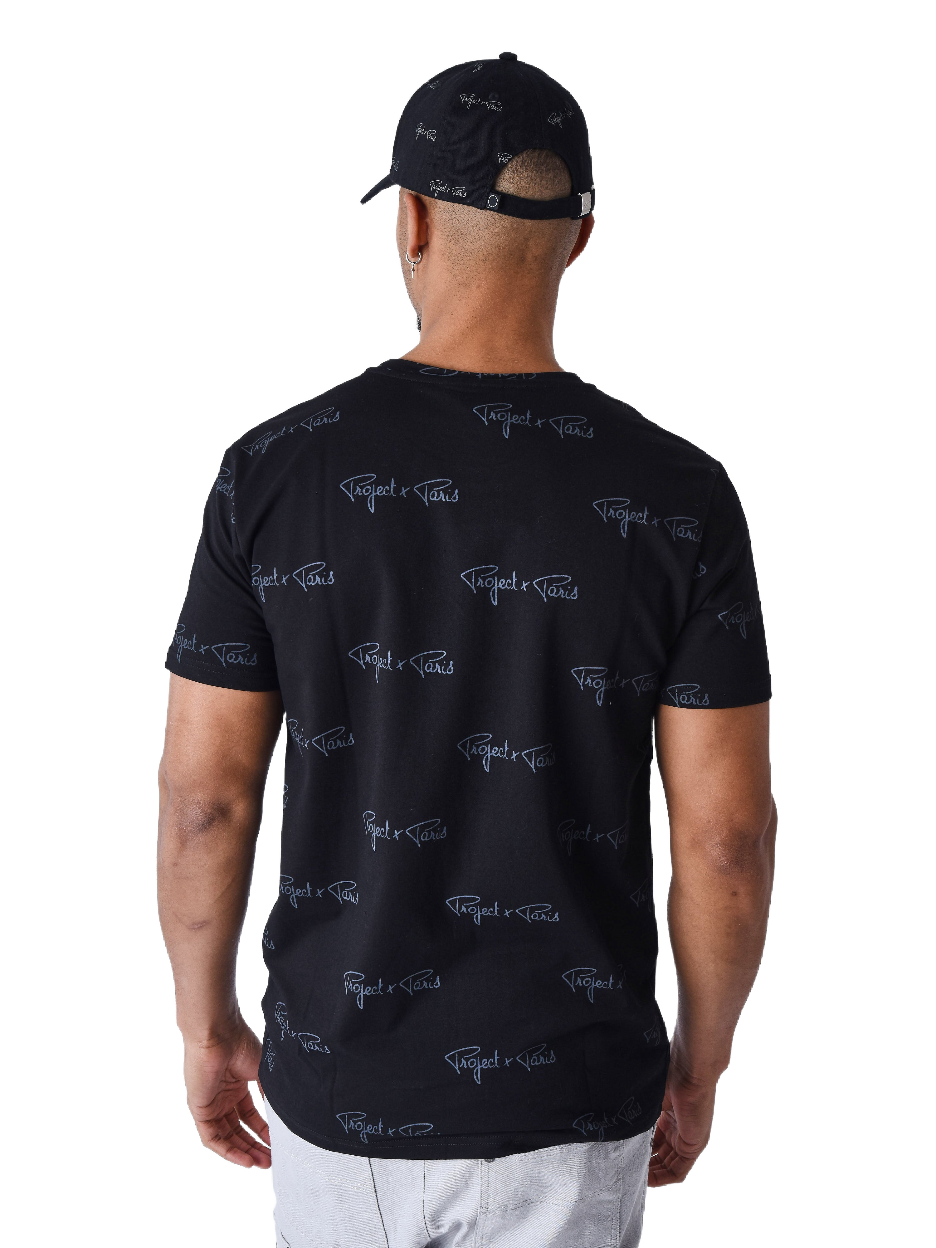 Tricou imprimat signature all over-2