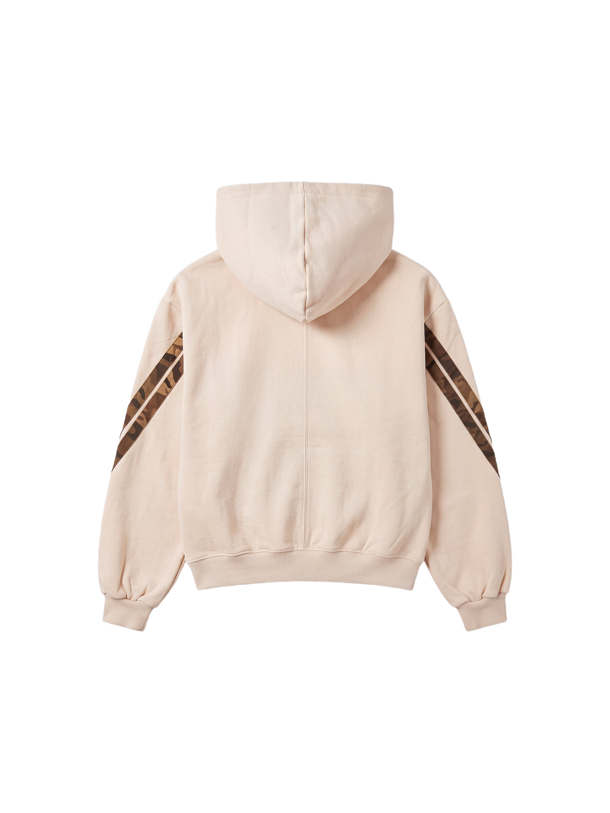 Hettegenser med camo-striper Beige – 2