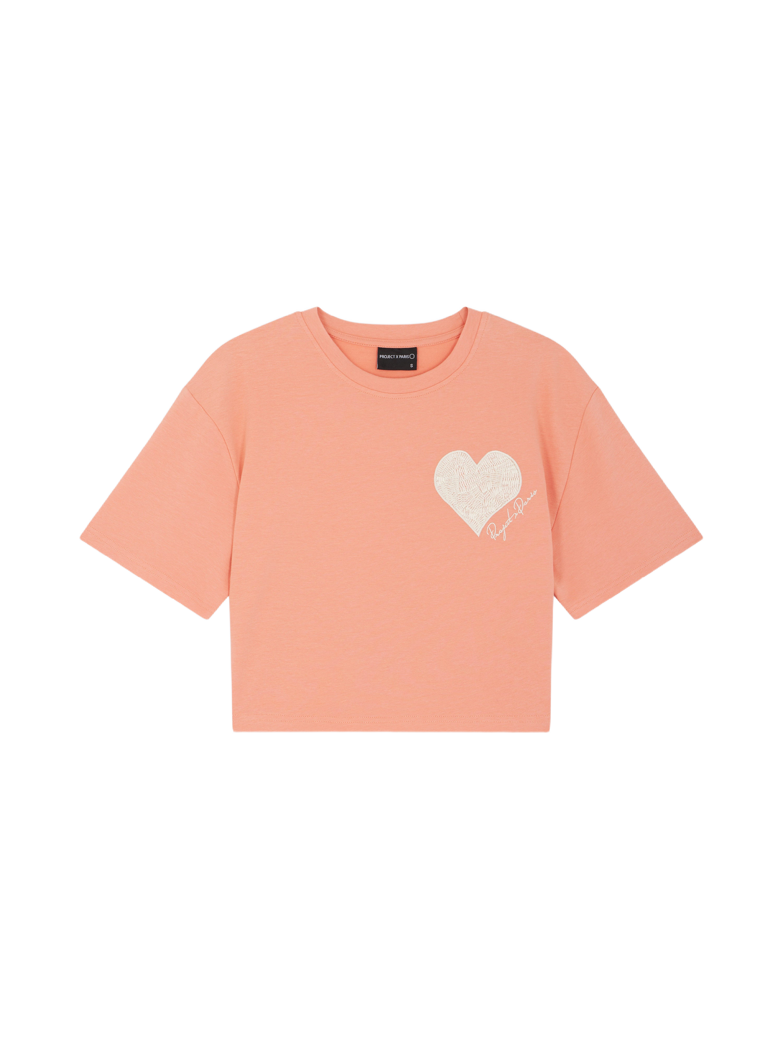 Crop top tee wicker heart-6
