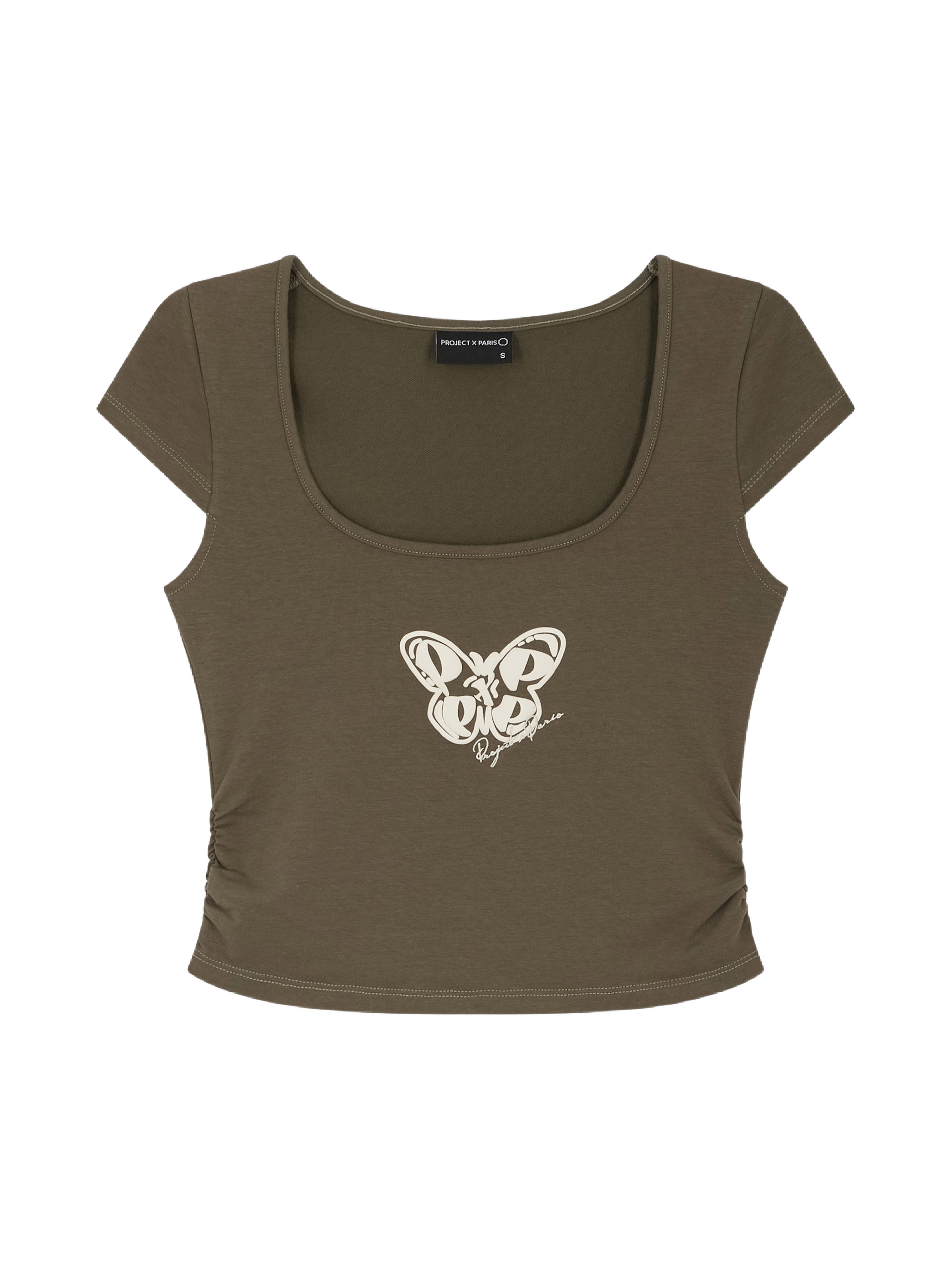 Butterfly crop top-5