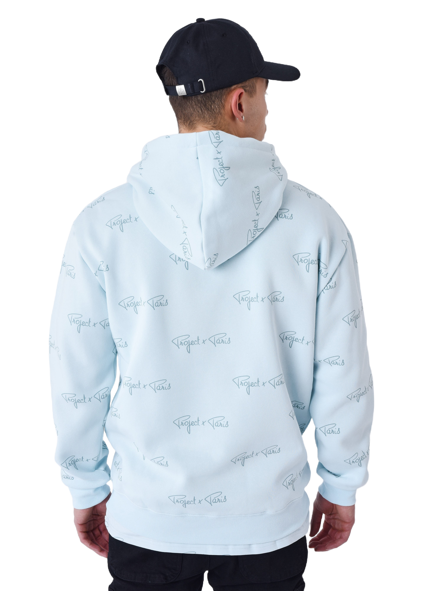 sweat-a-capuche-imprime-signature-all-over-ice-blue-modelshot