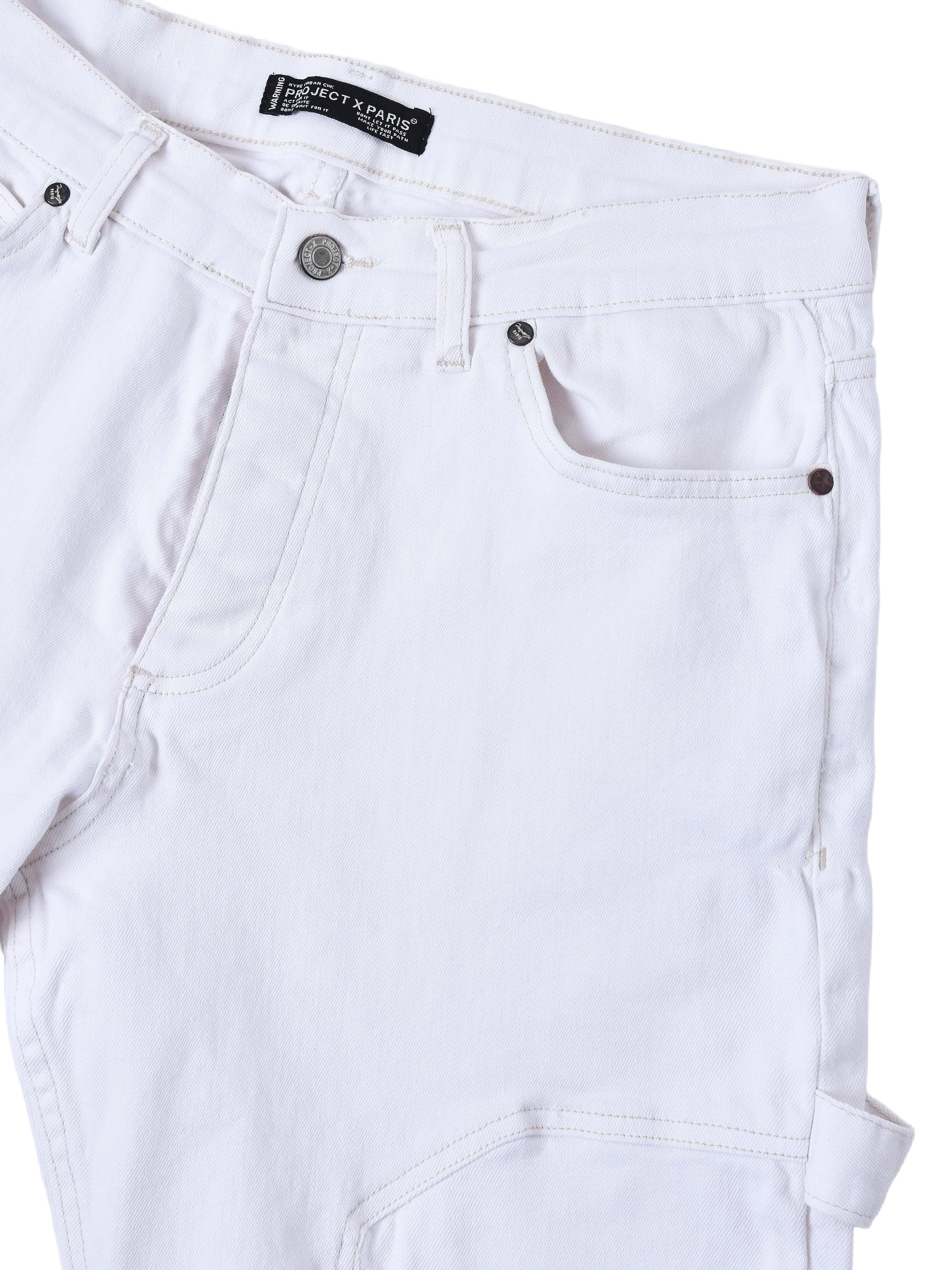Spodnie jeansowe w stylu cieśli-8