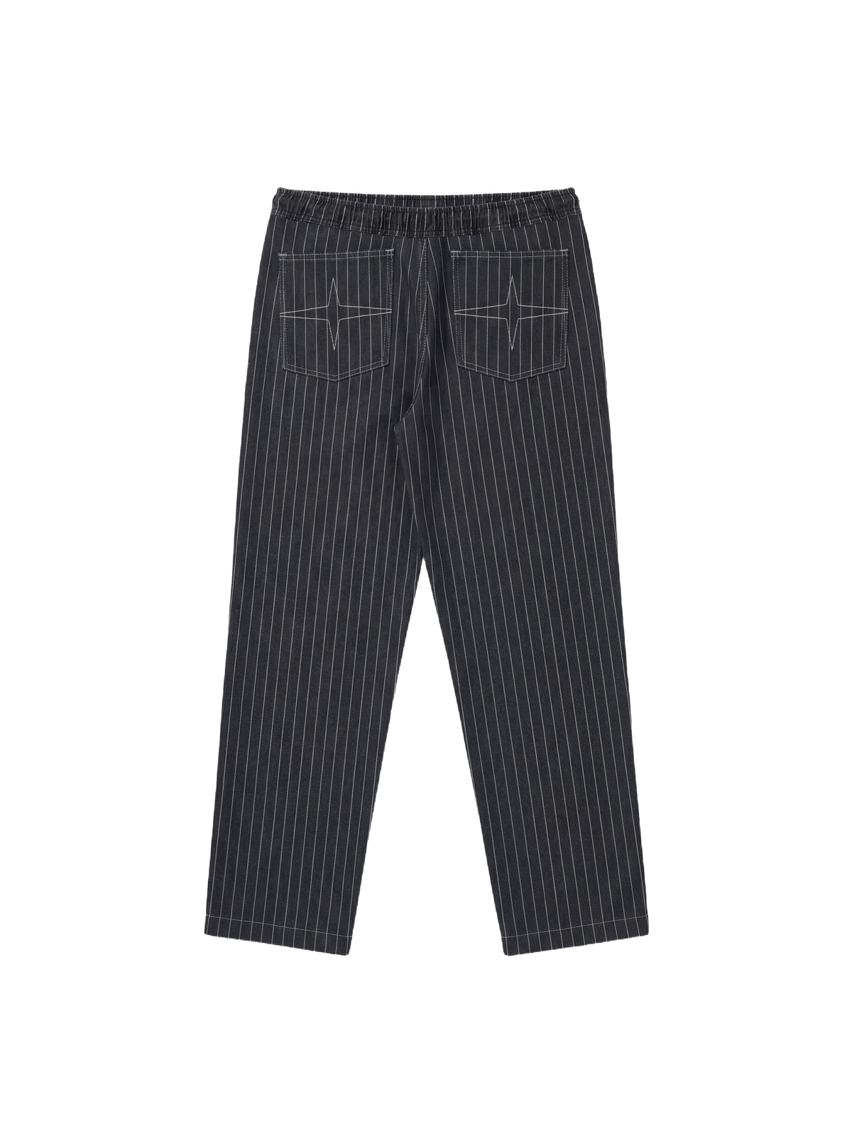 Pantalon Rayures Relax Noir – 6