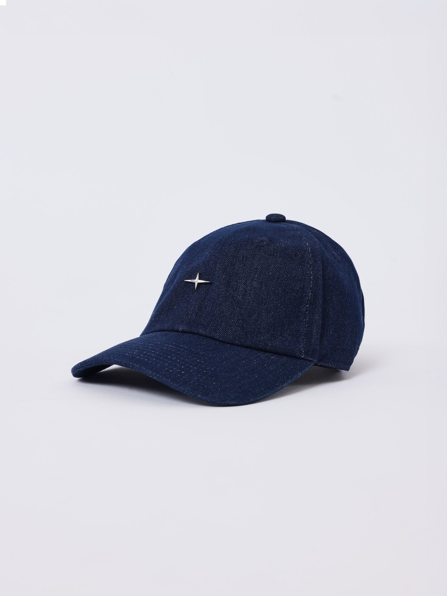 Casquette en denim brut