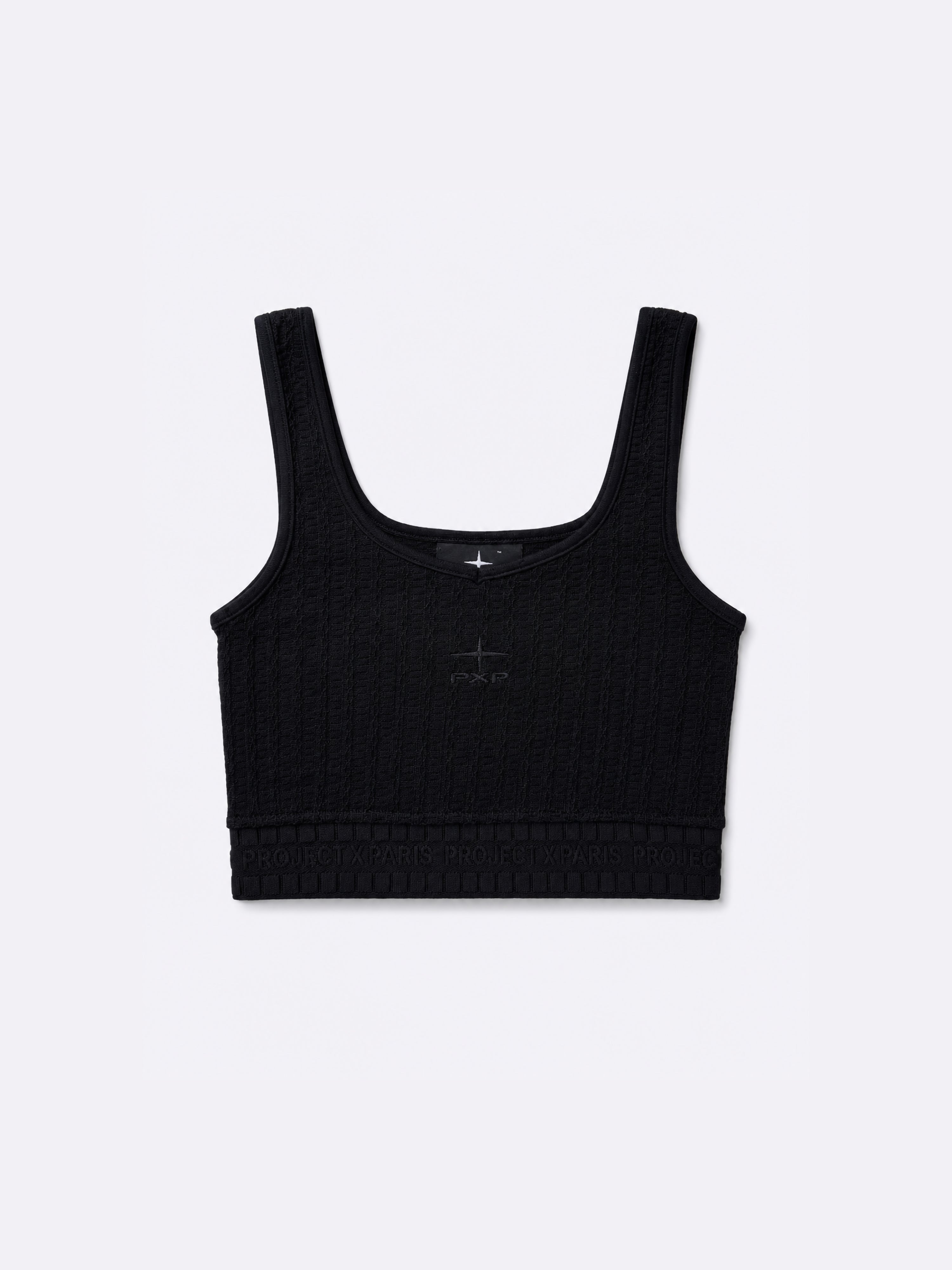 Crop top en maille-1