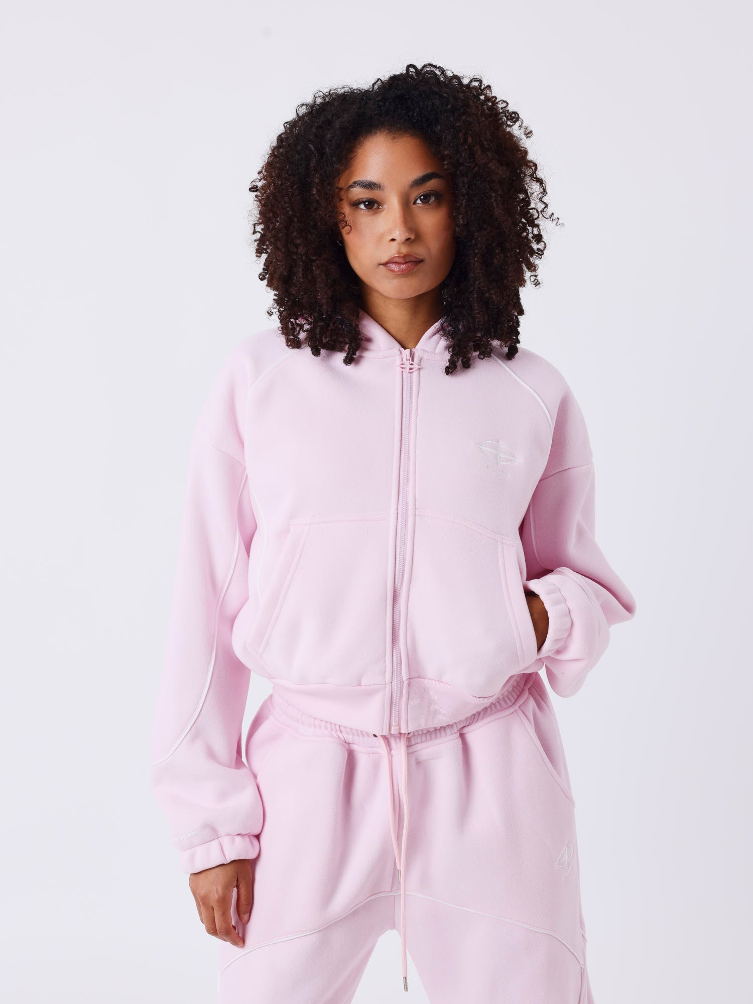 Soft zip-up hoodie-1