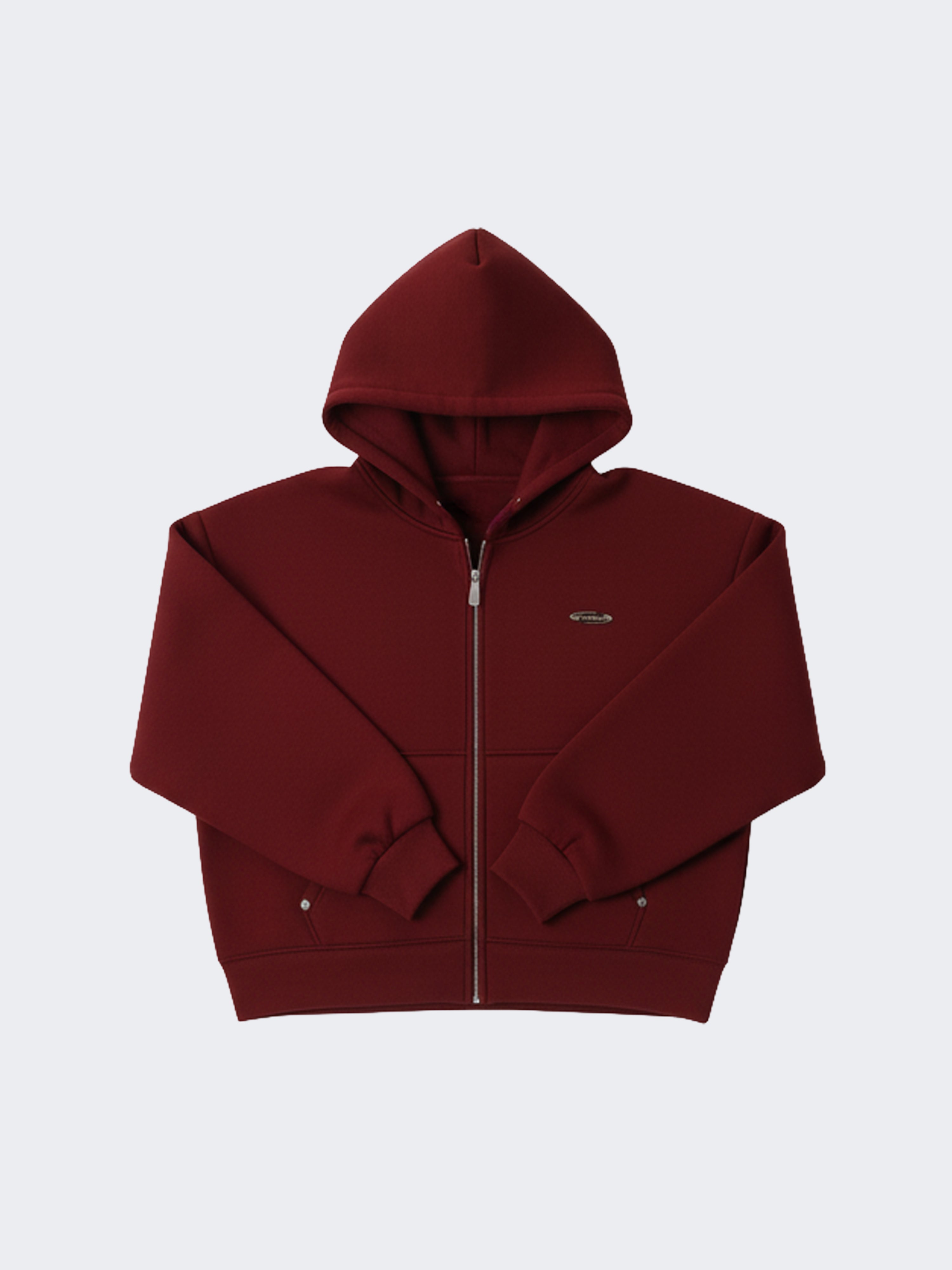 Sweat com capuz e zíper em neoprene-6