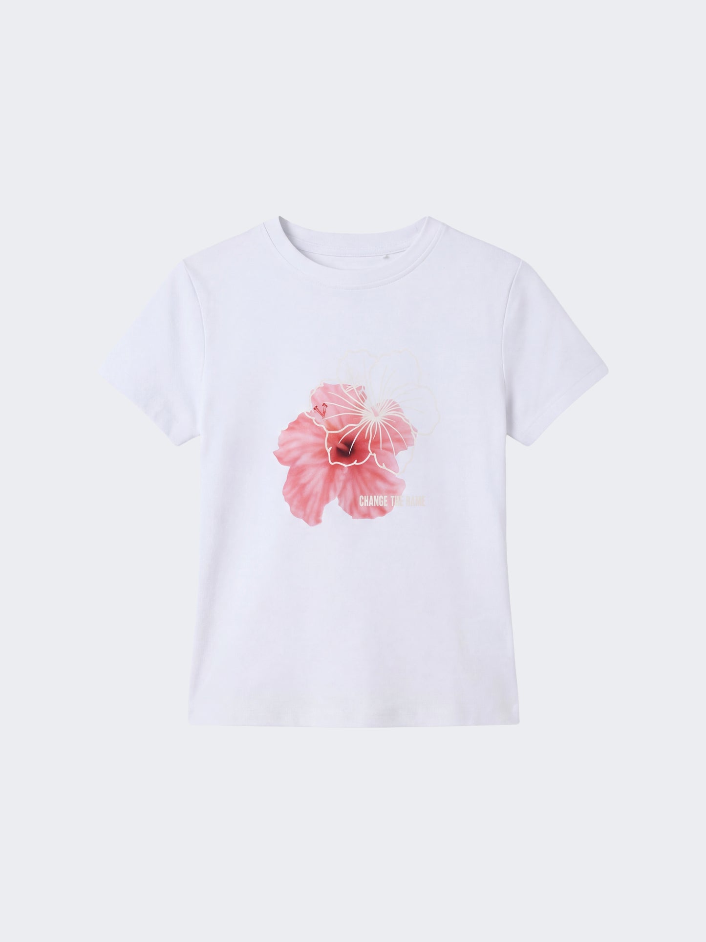 T-shirt manches courtes Hibiscus