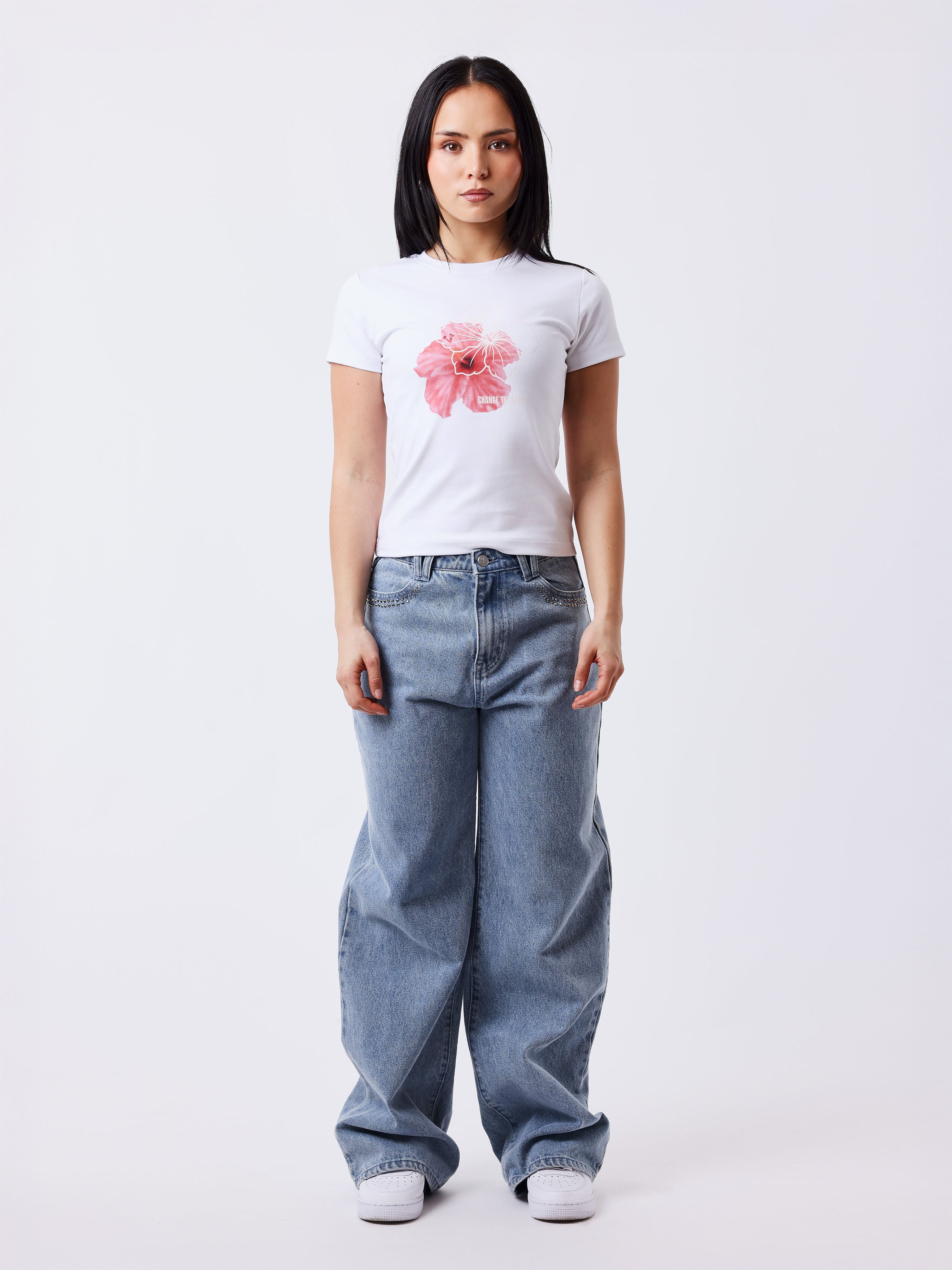 T-shirt manches courtes Hibiscus-5