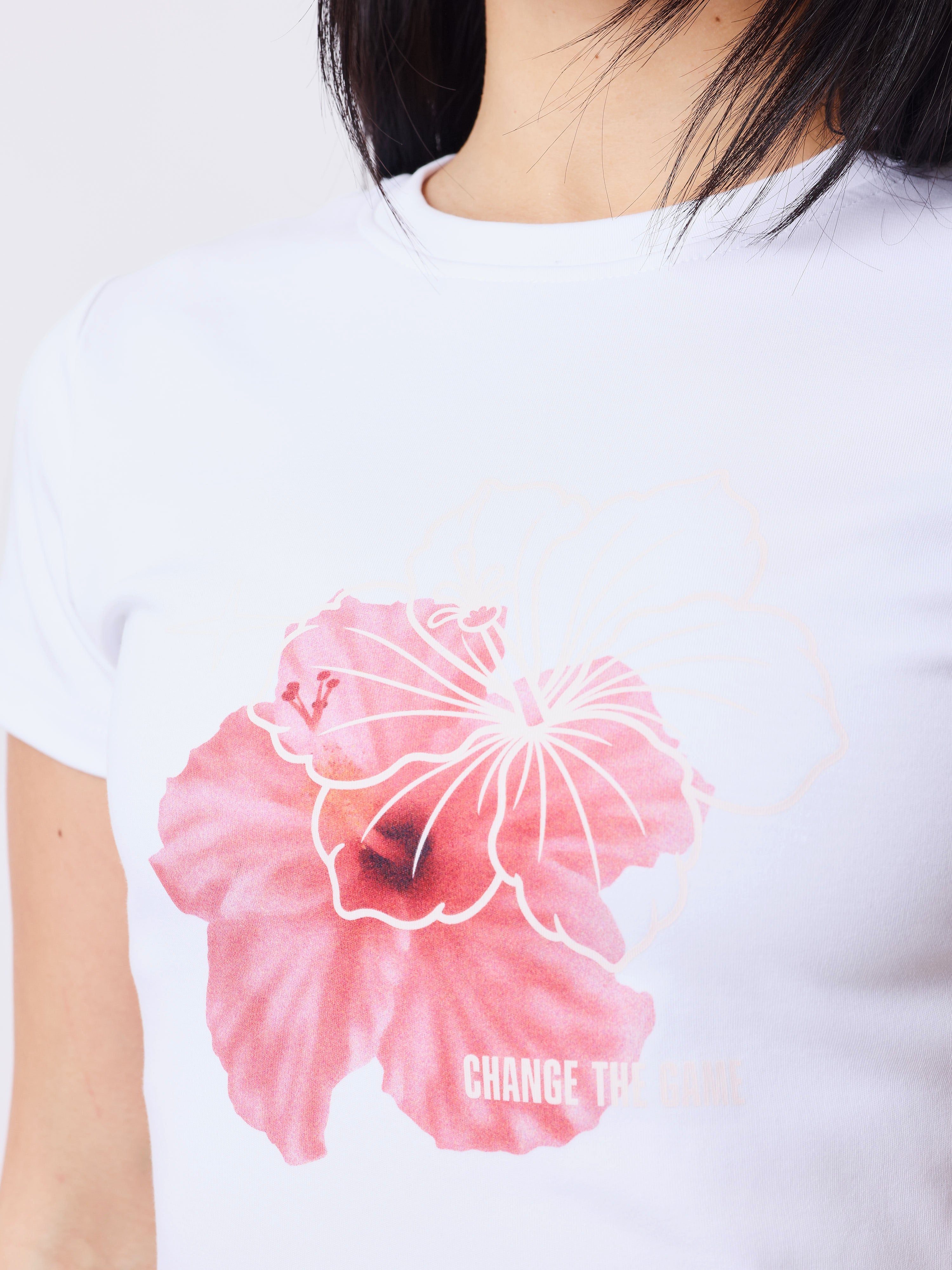 T-shirt manches courtes Hibiscus-4