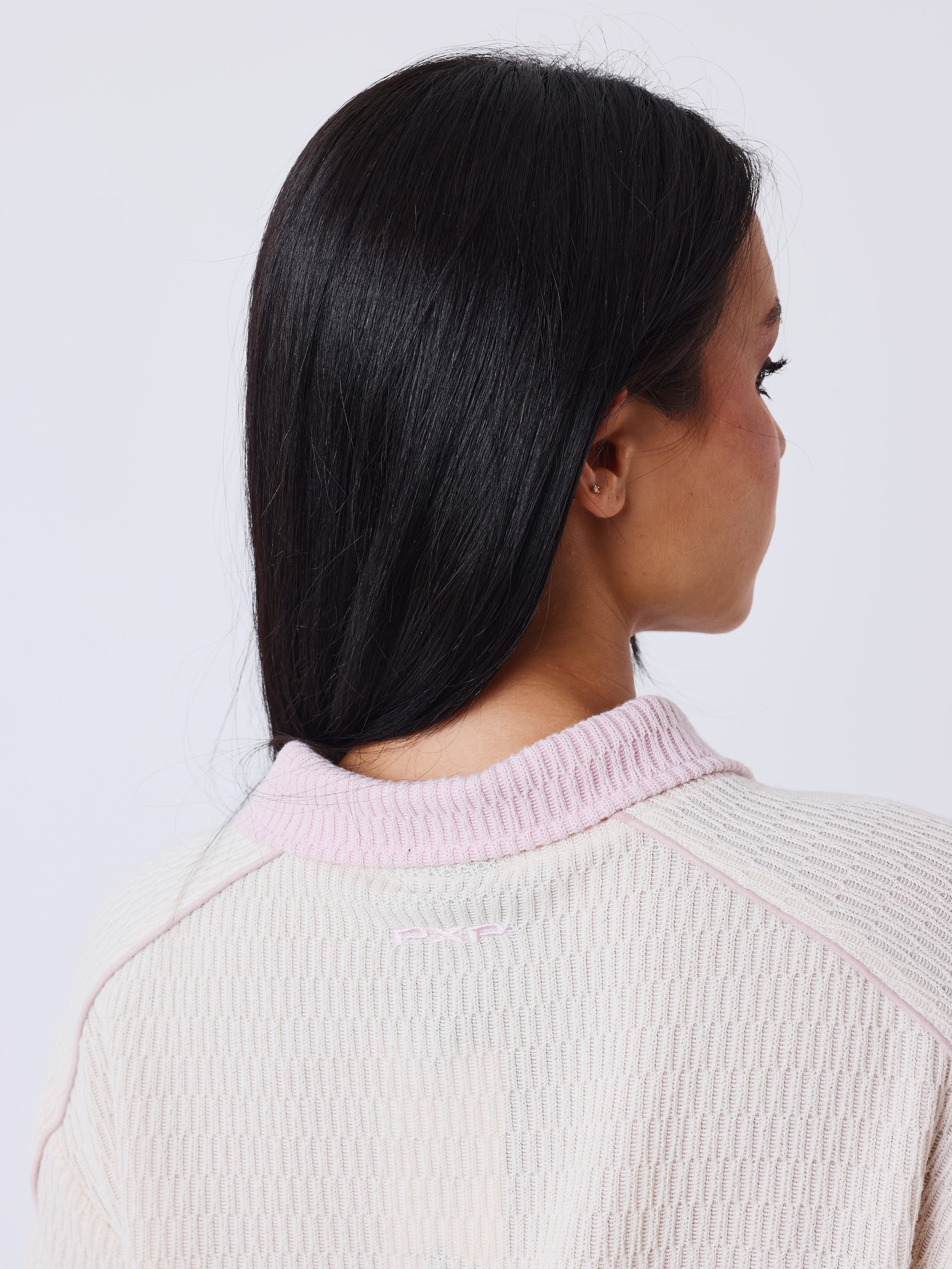 Polo i teksturert strikk Classy-4