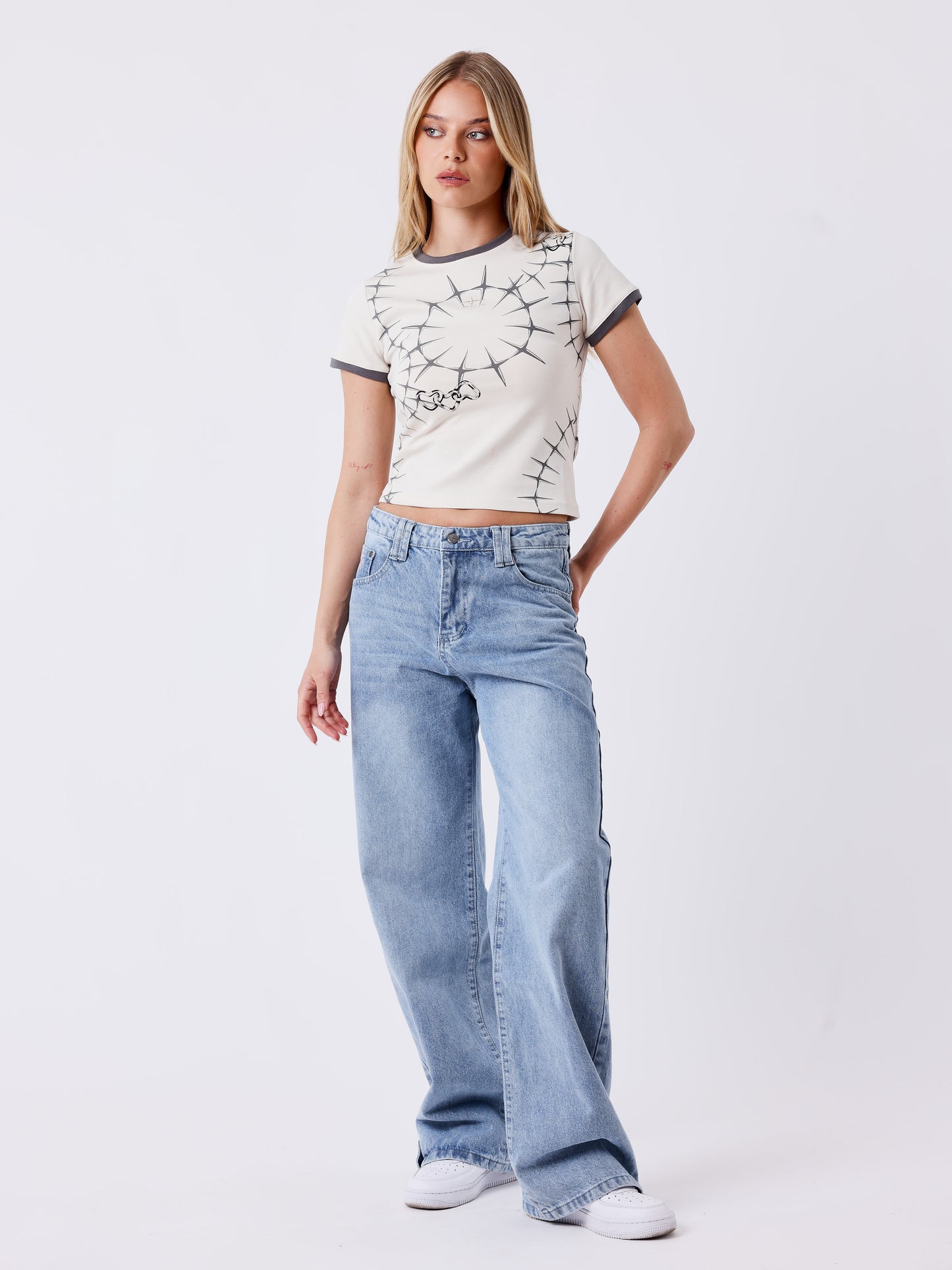 Barbed Eyelet T-Shirt
