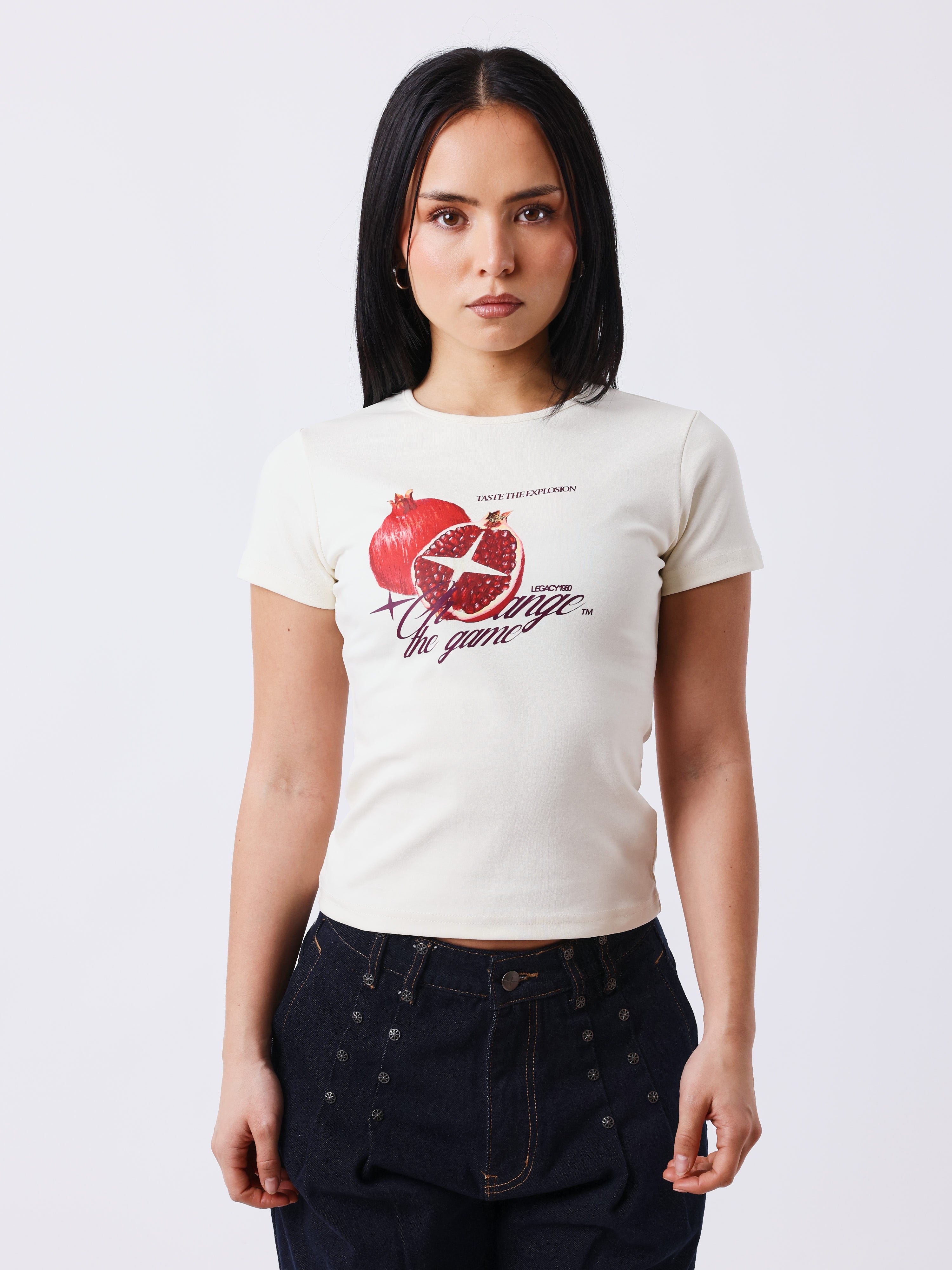 Camiseta de manga curta Pomegranate Explosion-1