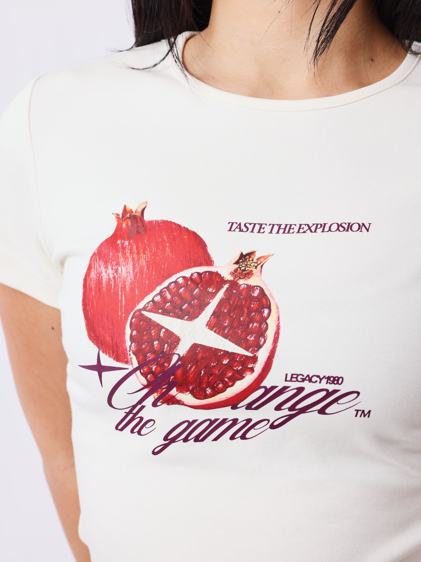 Camiseta de manga curta Pomegranate Explosion